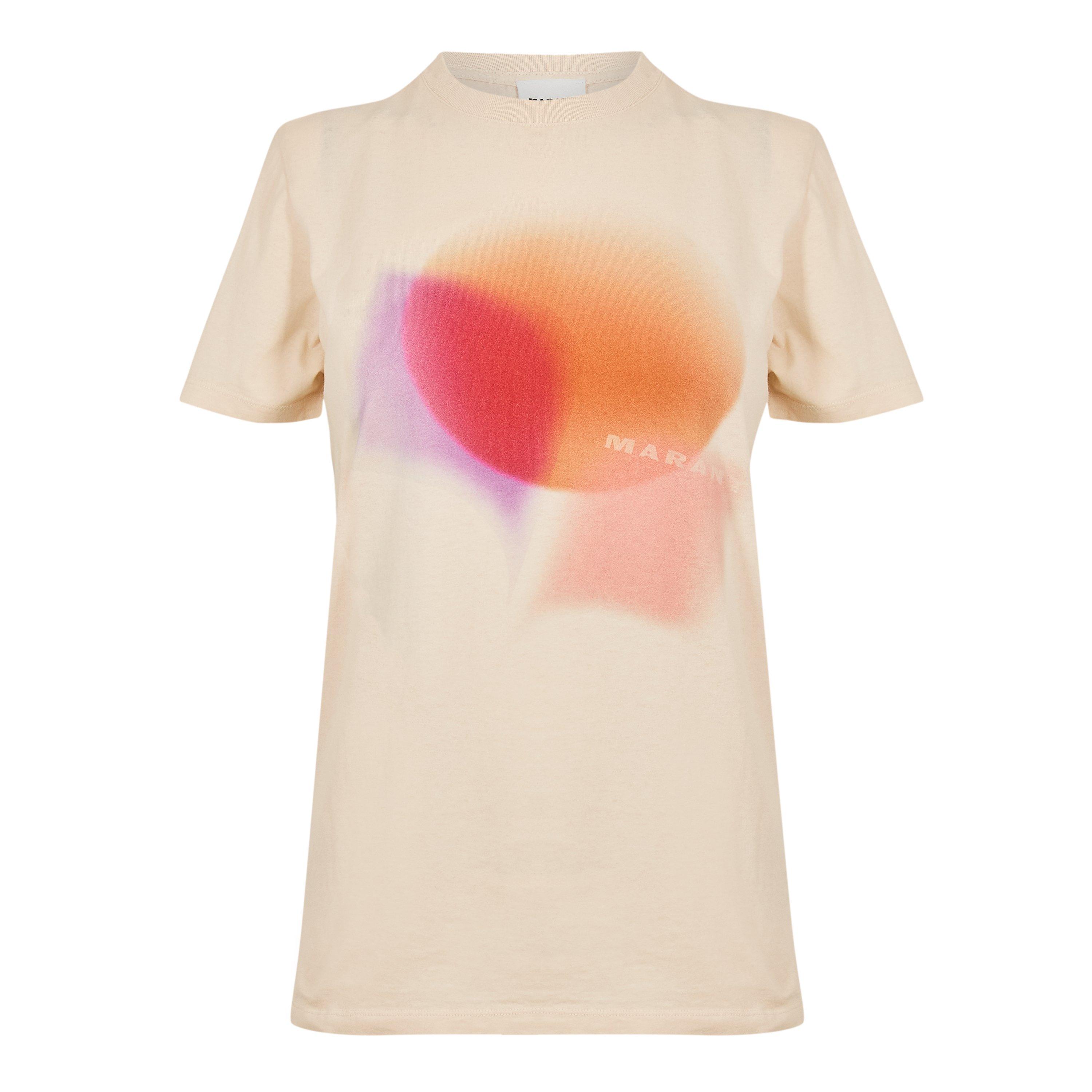 Marant Etoile Women's Zewel T-Shirt - Ecru 23EC - Size 14 (L)