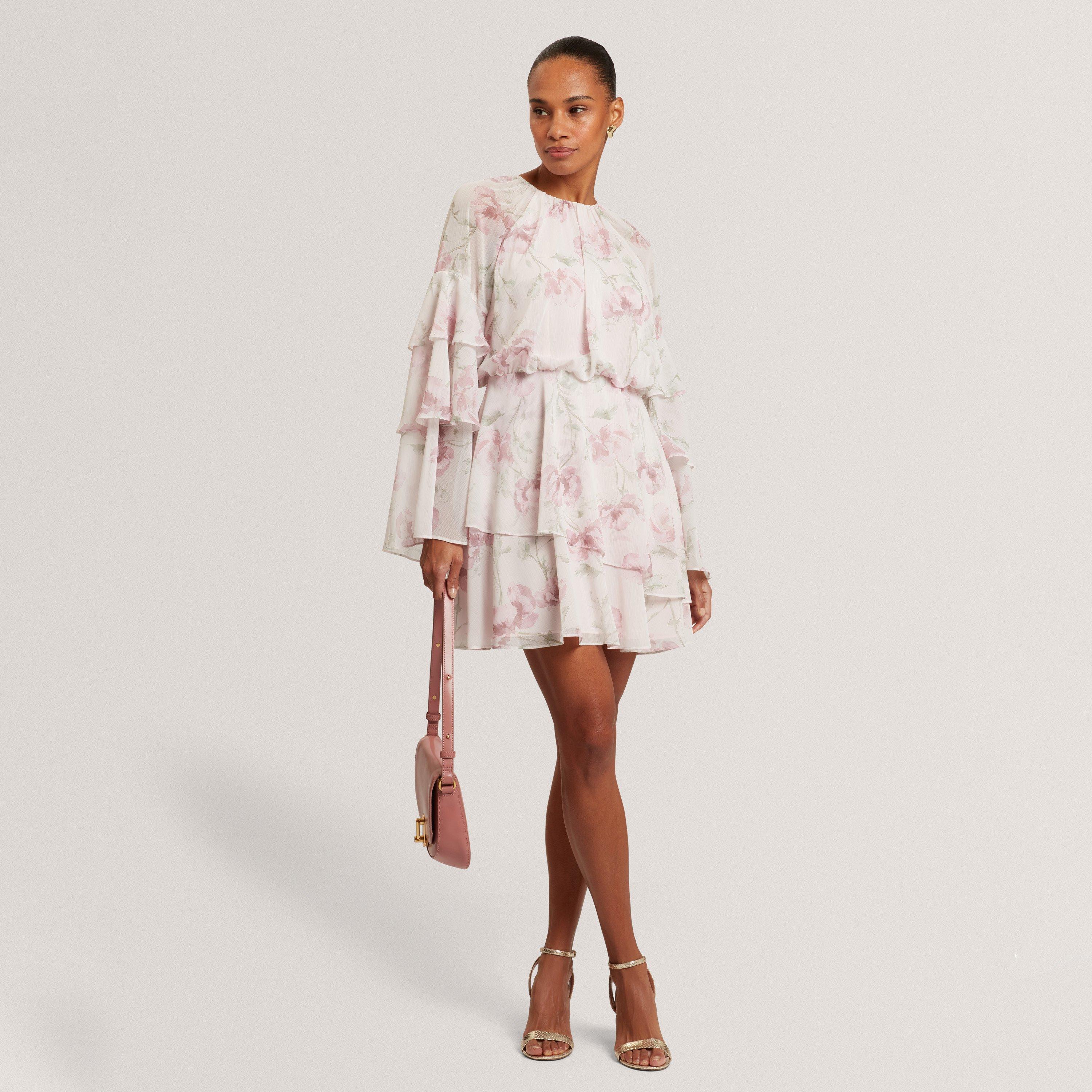 Rose pâle - Ted Baker - Ted Tiered MiniDress Ld62 - 2