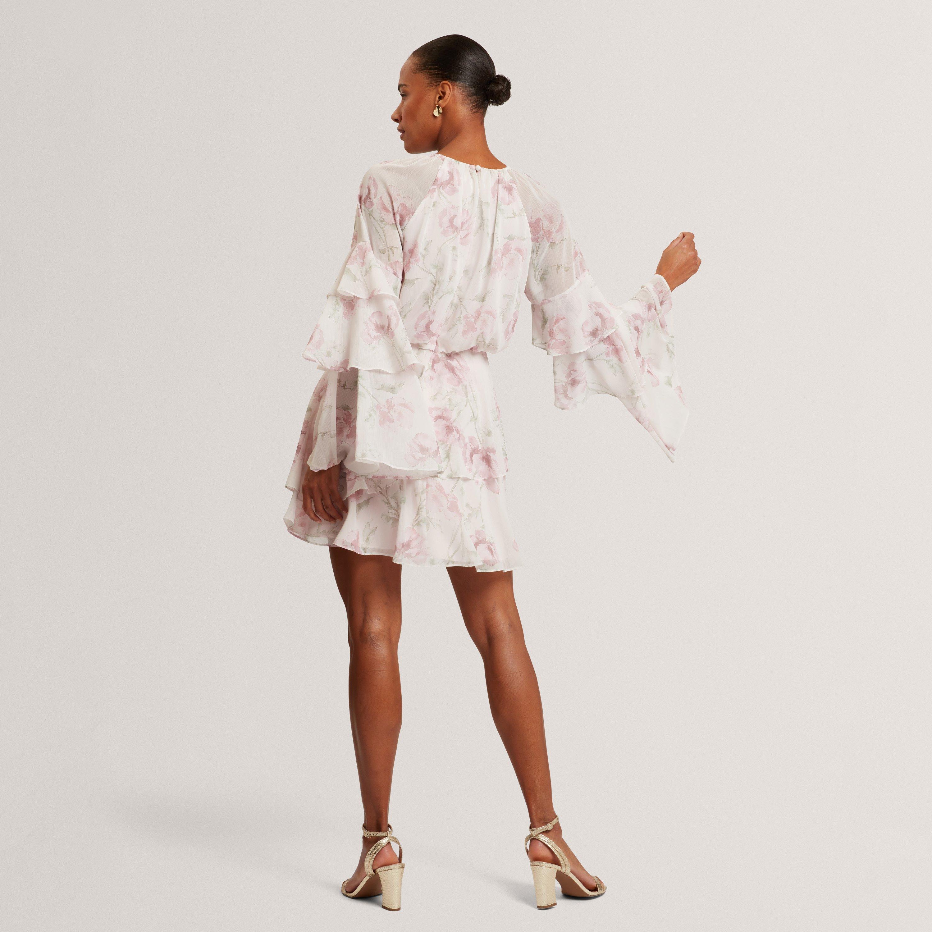 Rose pâle - Ted Baker - Ted Tiered MiniDress Ld62 - 3