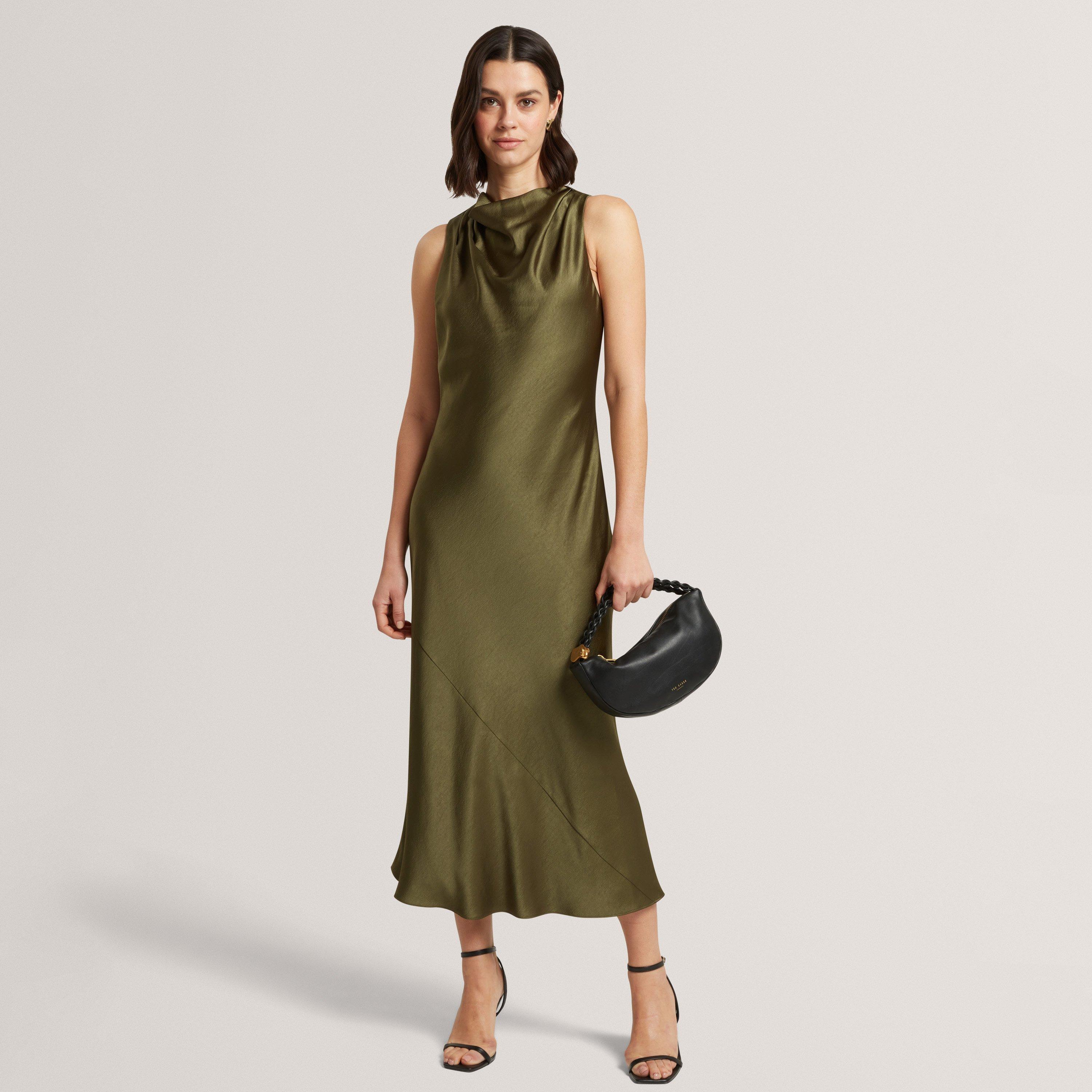 ted baker cowl neck midi slip dress Ted Baker Timava Cowl Neck Midi Slip Dress