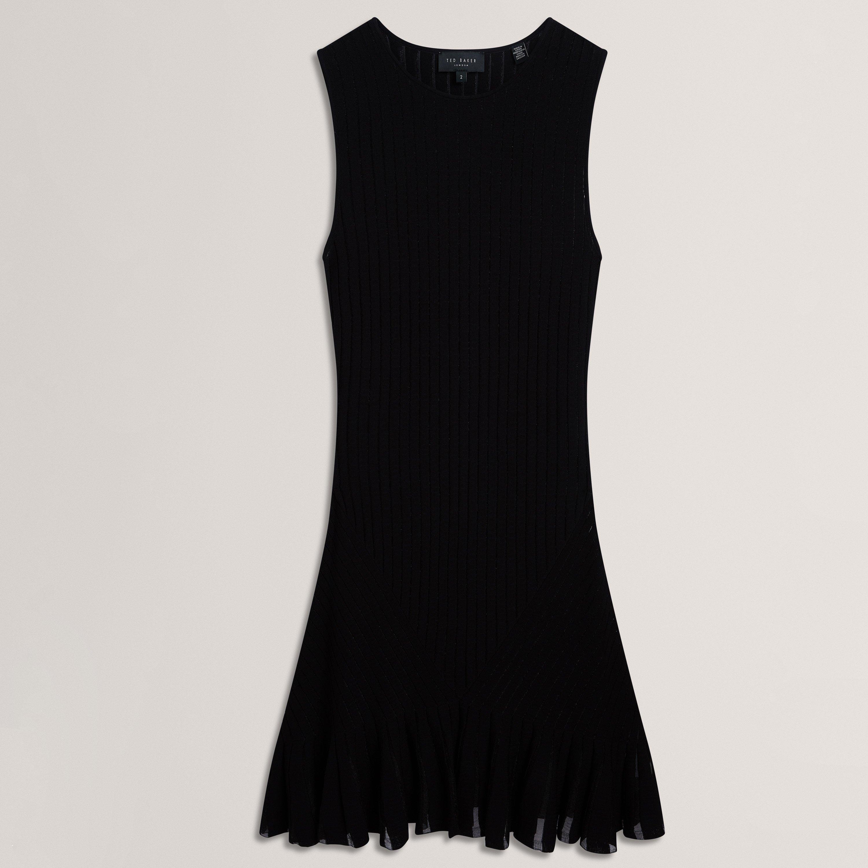 Ted Baker Women's Knitted Mini Dress - Black - 12 (M)