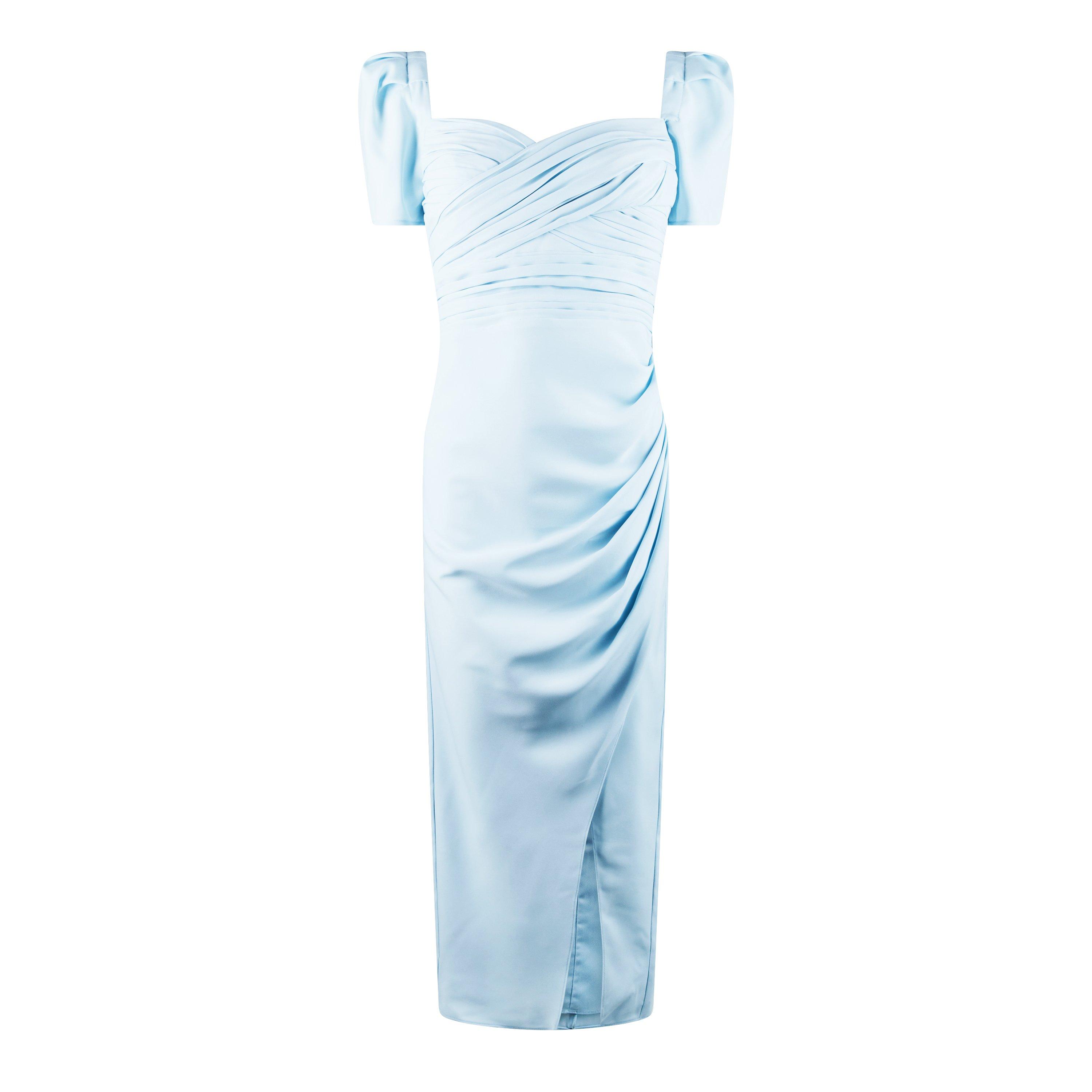 Blue - Self Portrait - Crepe Midi Dress - 6