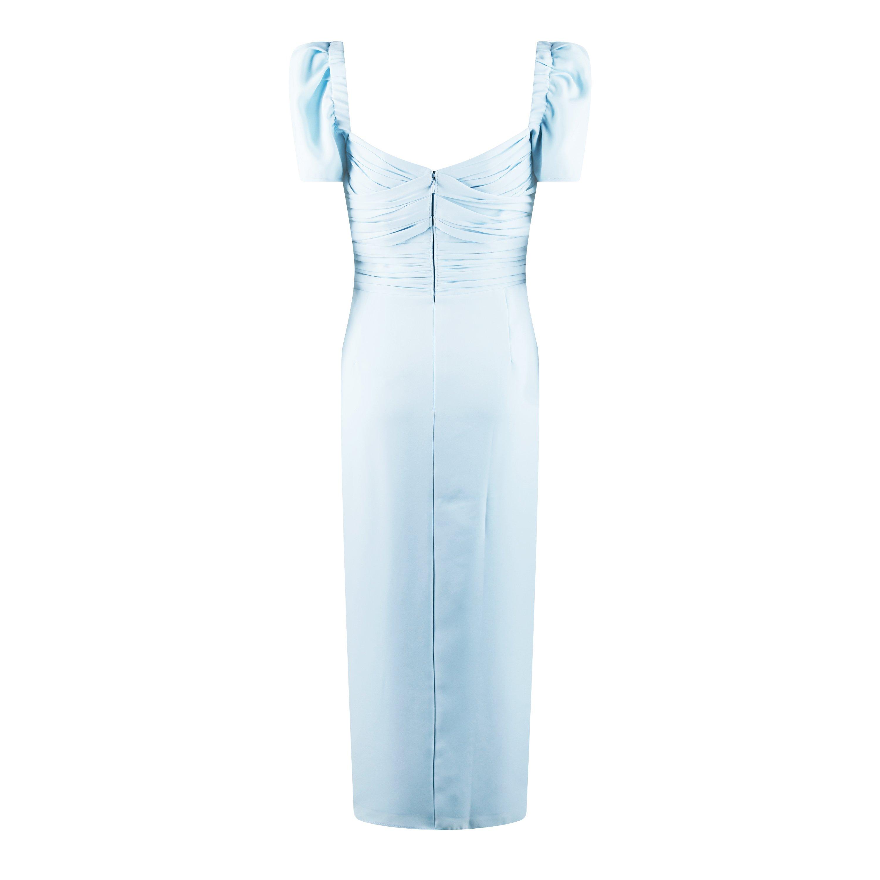 Blue - Self Portrait - Crepe Midi Dress - 7