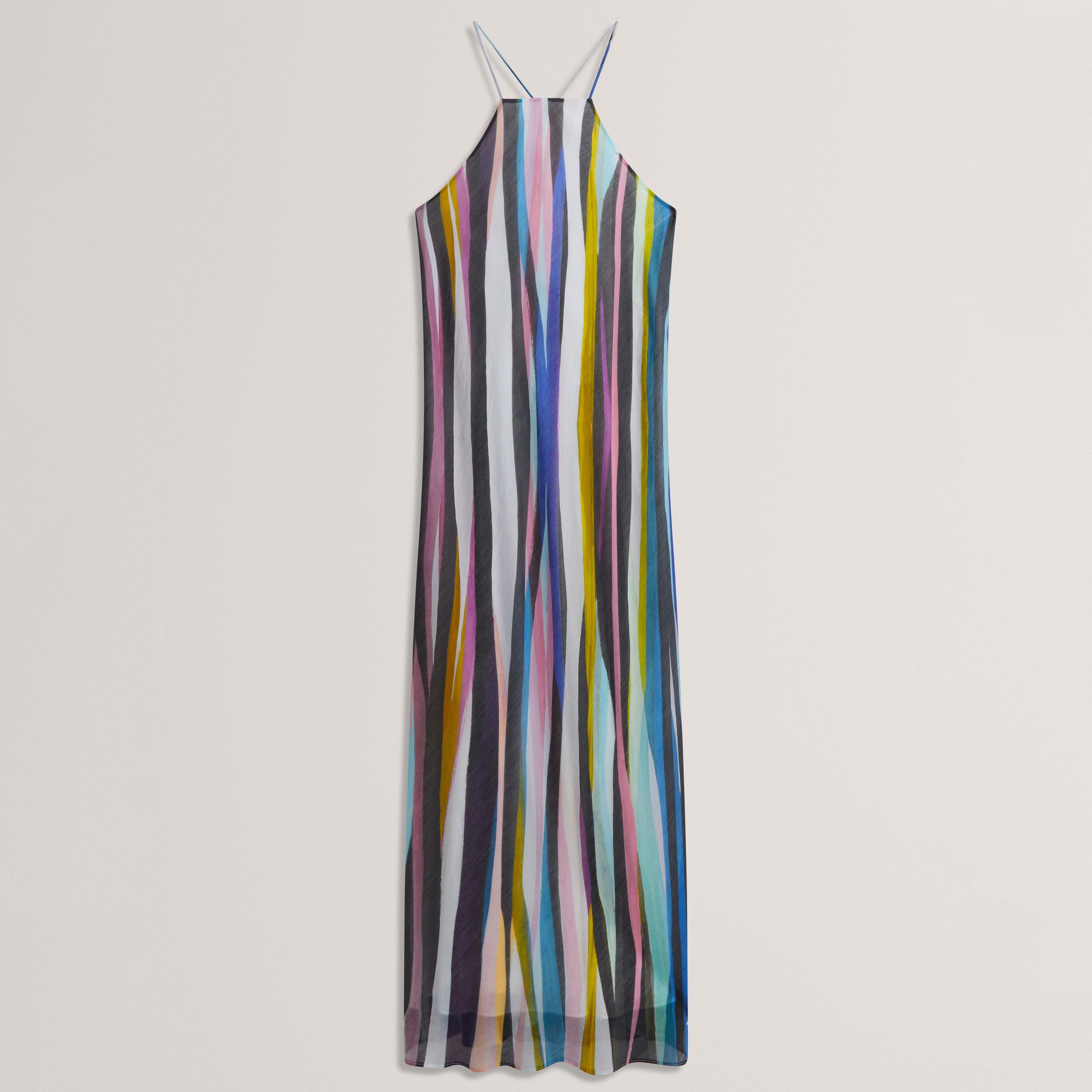 Ted Baker Ted Baker Halter Neck Maxi Dress - Black - Size 12 (M)