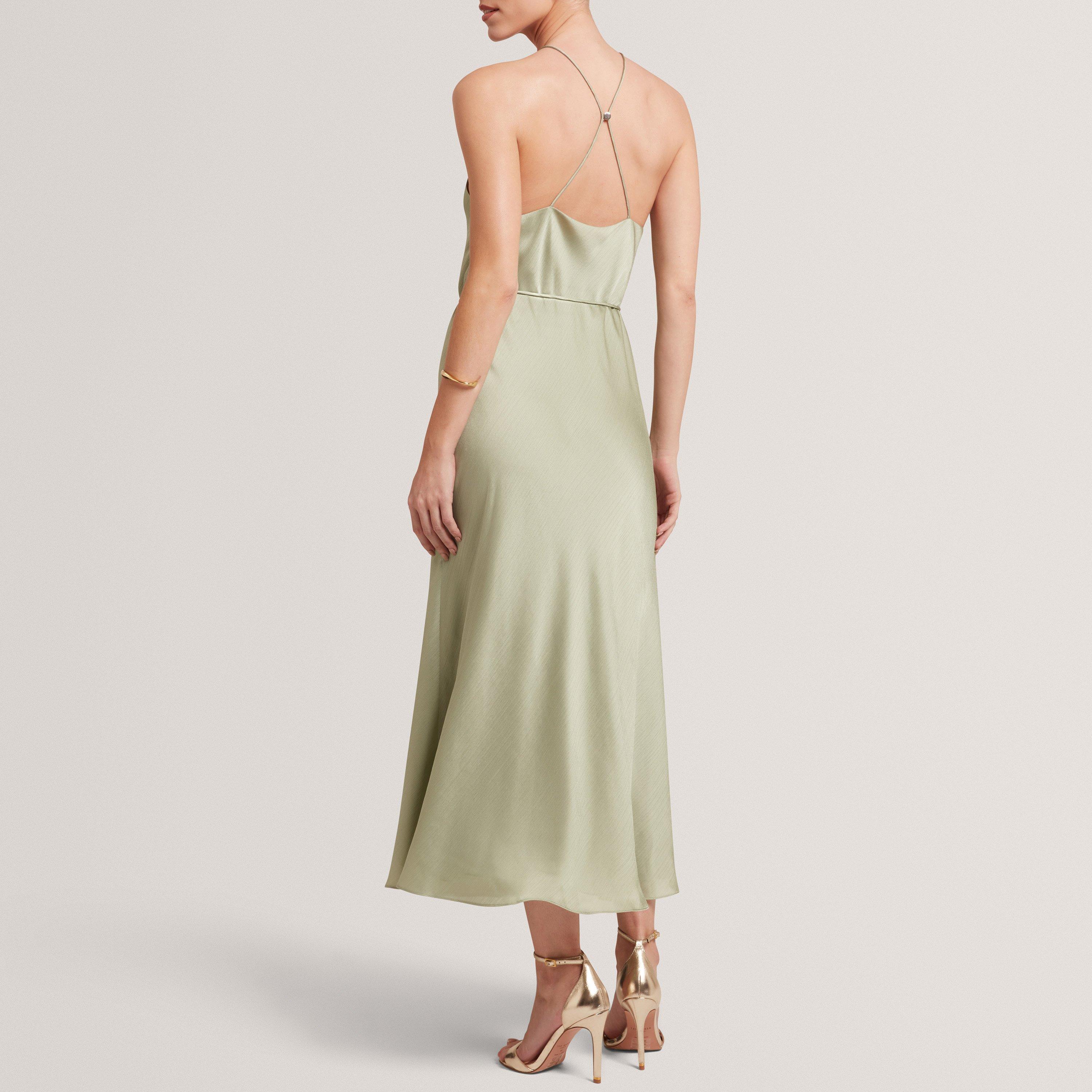 Lt-Green - Ted Baker - Ted Baker Halter Neck Midi Dress - 3