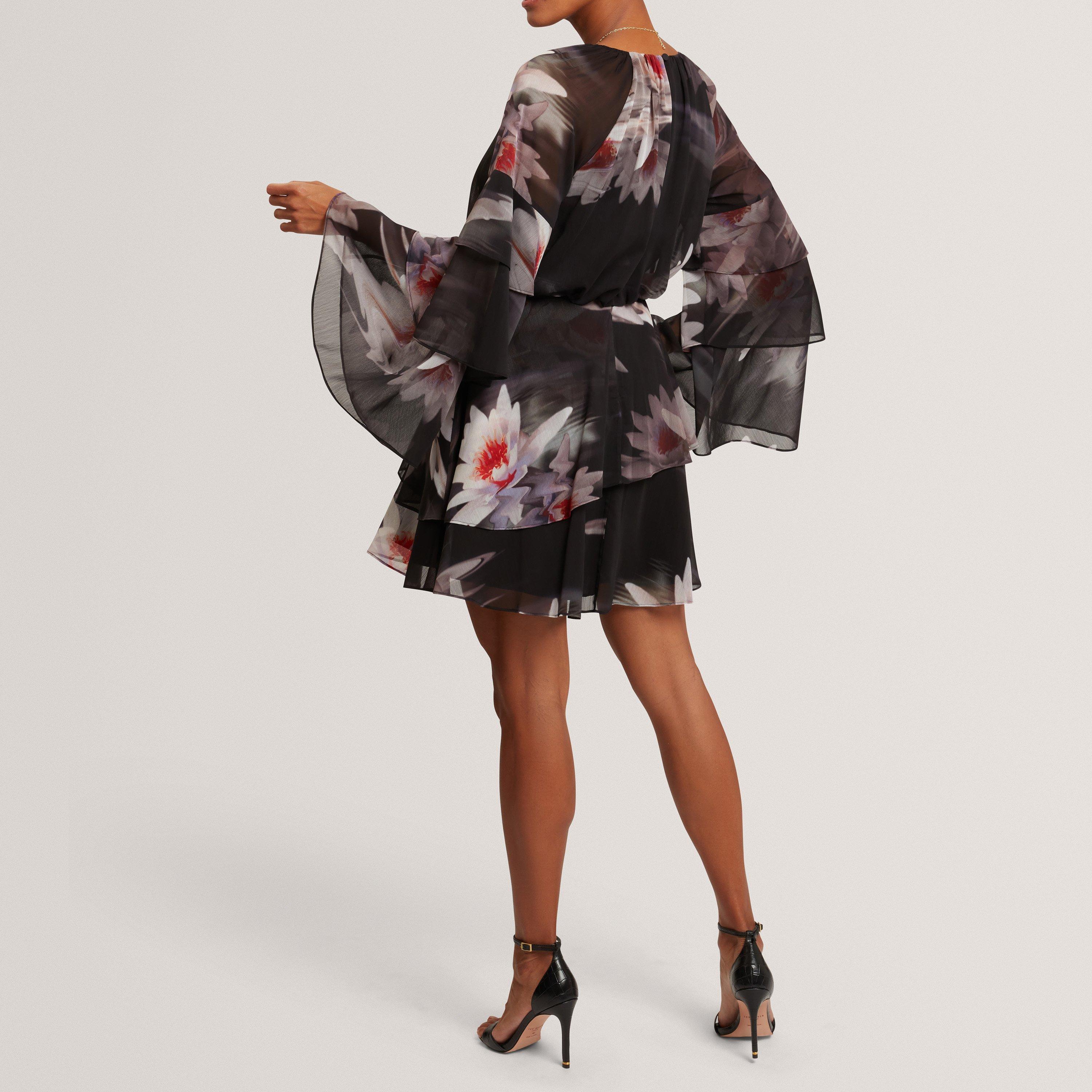 Black - Ted Baker - Ted RuffLS MiniDress Ld62 - 3