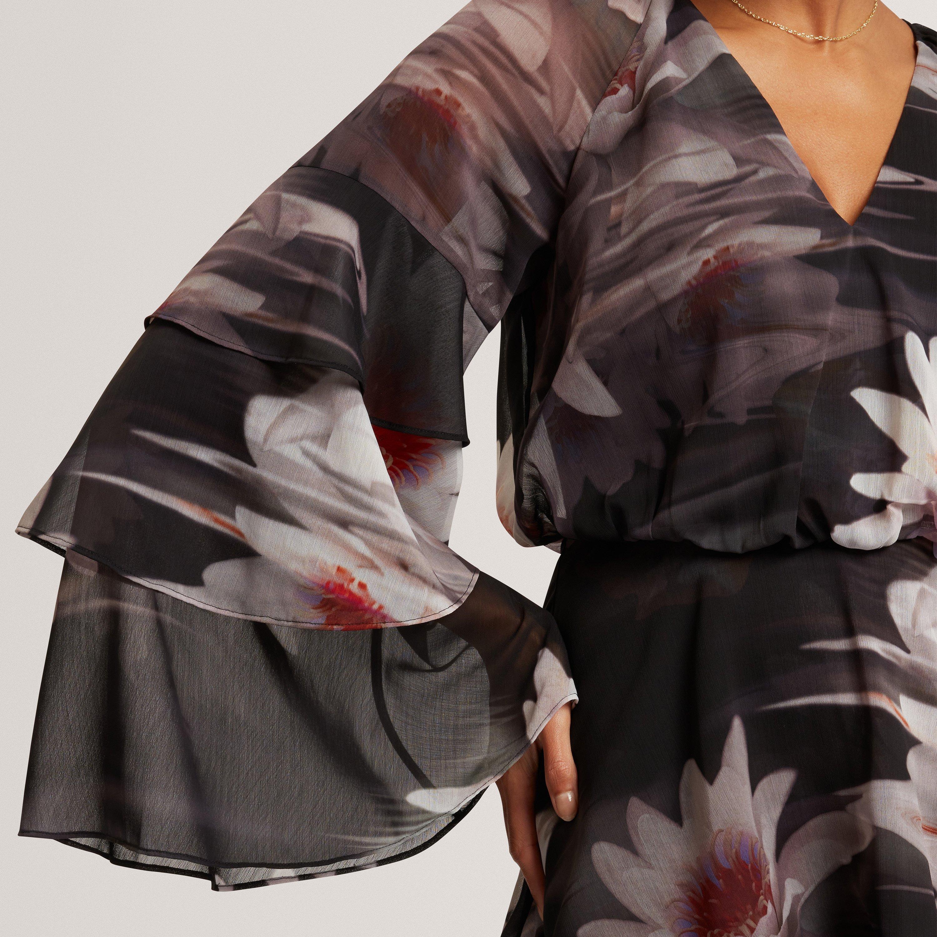 Black - Ted Baker - Ted RuffLS MiniDress Ld62 - 4