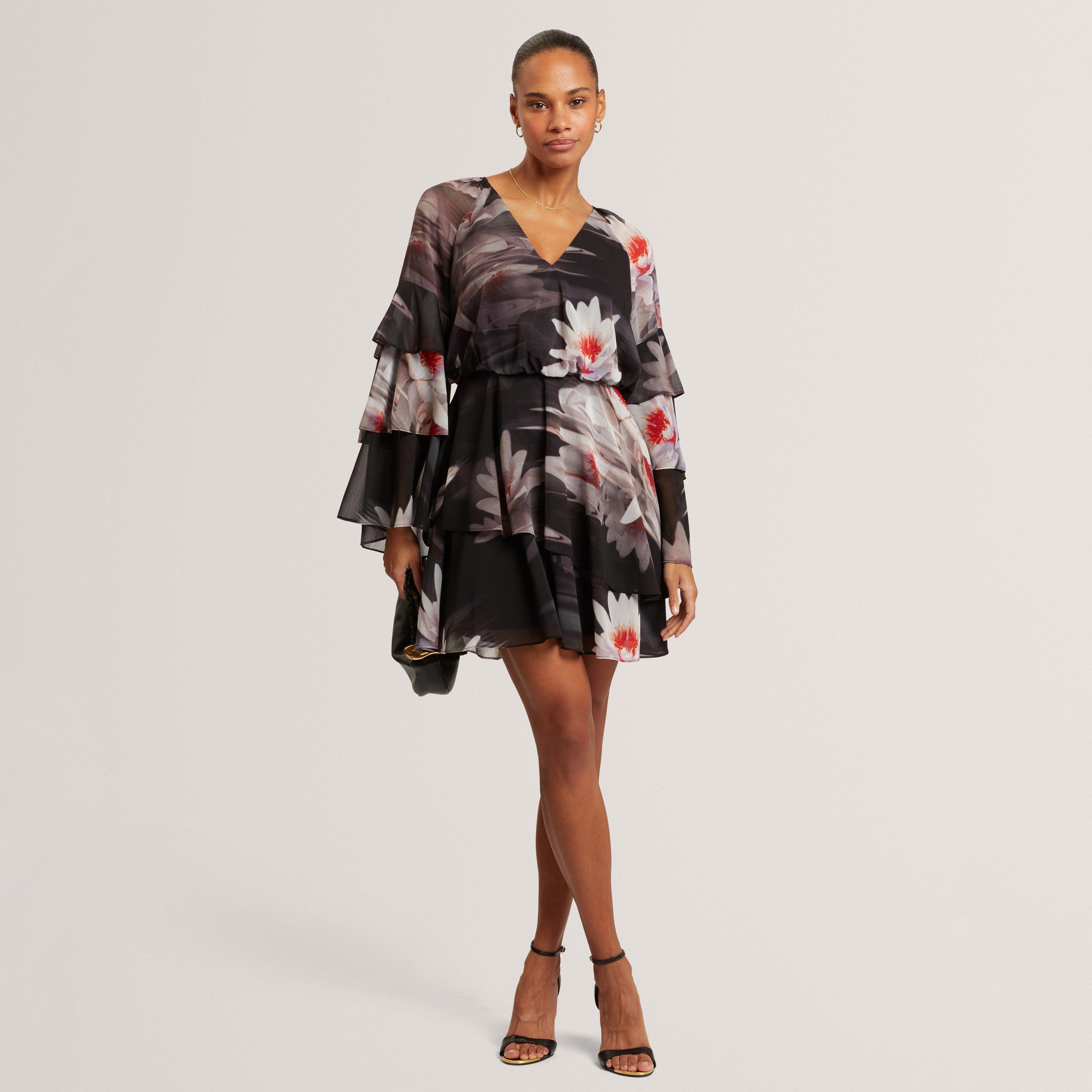 Black - Ted Baker - Ted RuffLS MiniDress Ld62 - 5