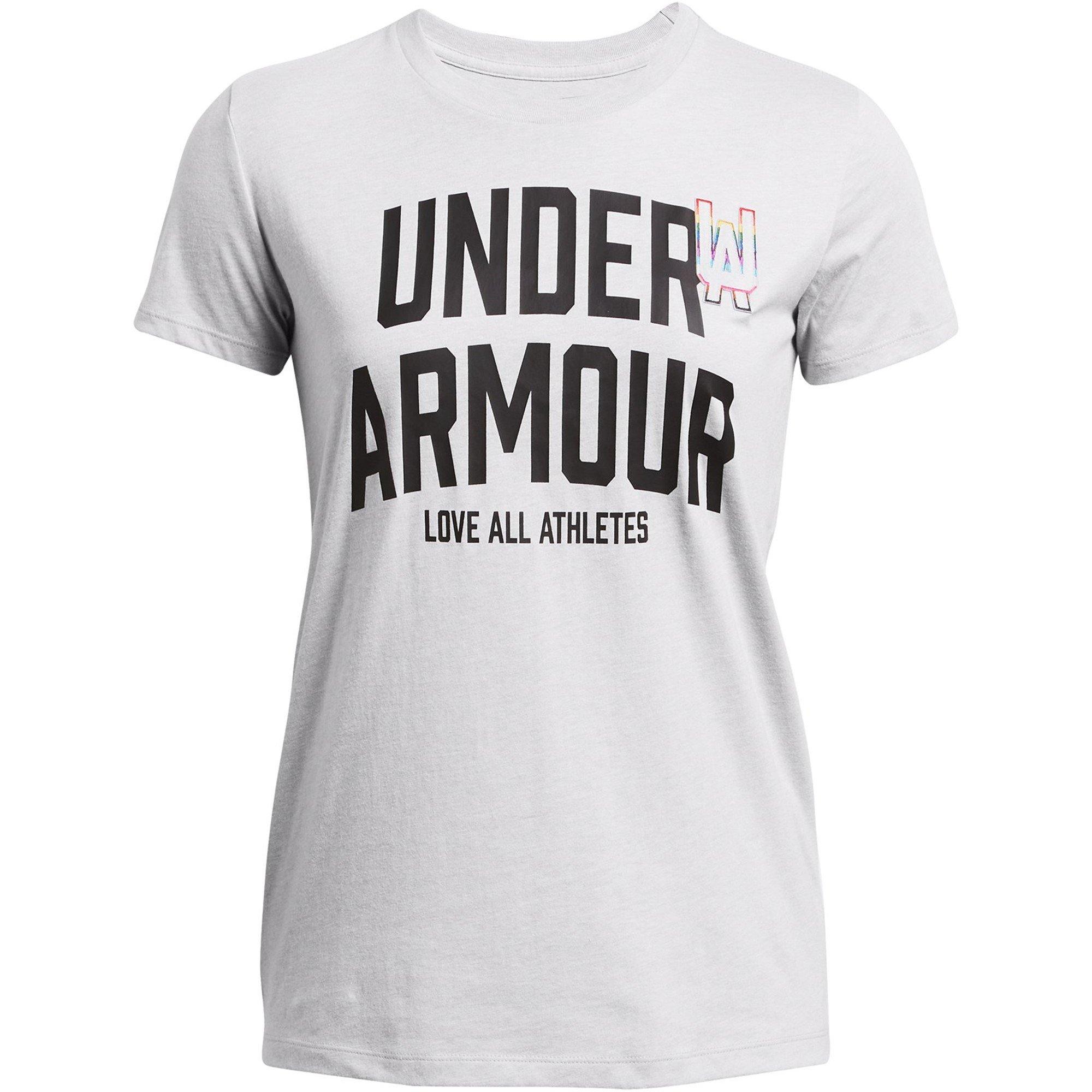 Gray - Under Armour - Women's Pride Short Sleeve T-Shirt - 1