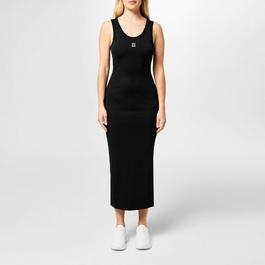 Hugo Nalimera Logo Midi Dress