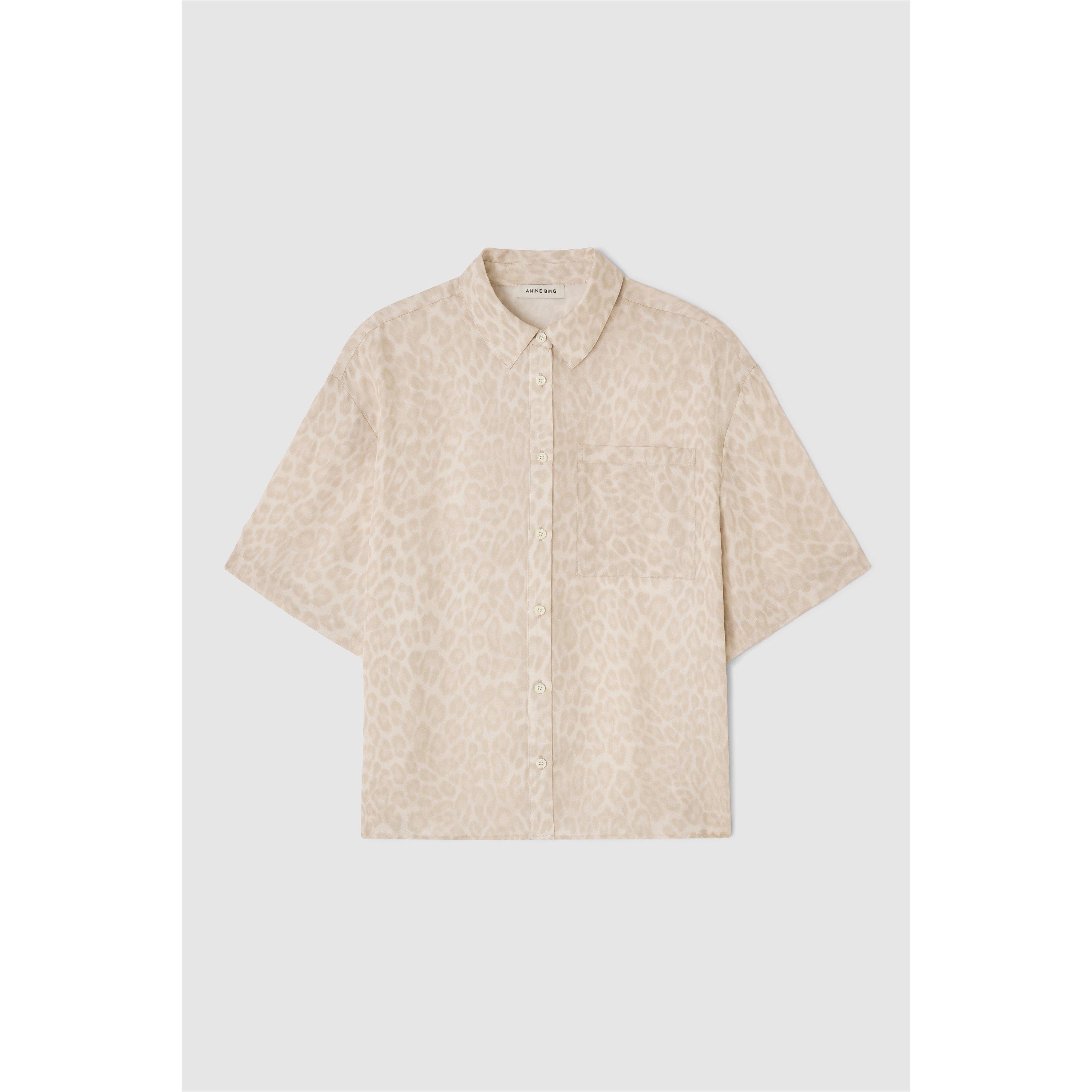 WASHED LEO - Anine Bing - Women's Patterned Short Sleeve Shirt - 3