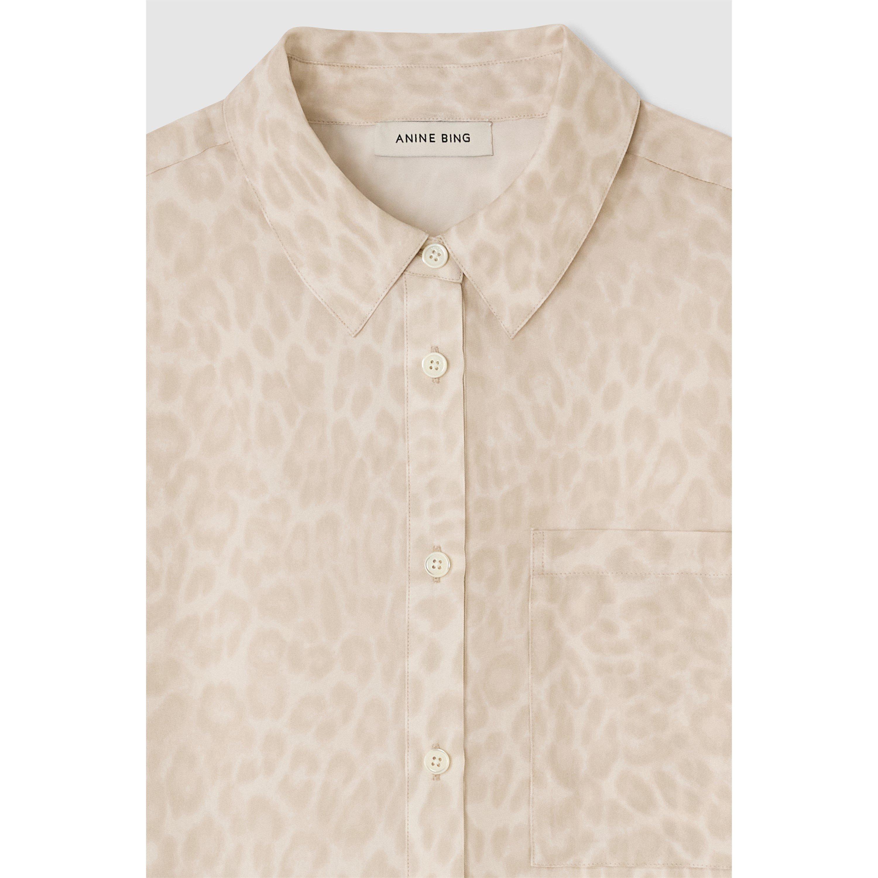 WASHED LEO - Anine Bing - Women's Patterned Short Sleeve Shirt - 4