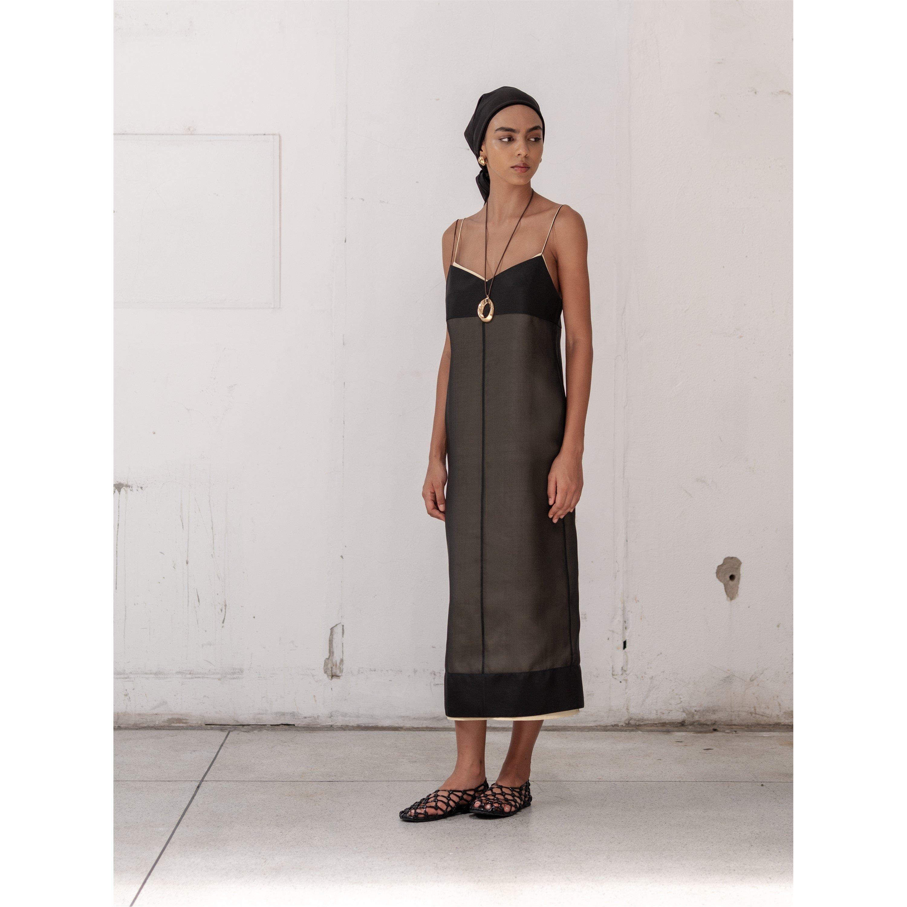 Black - Voraninda - Women's Abigail Slip Dress - 3