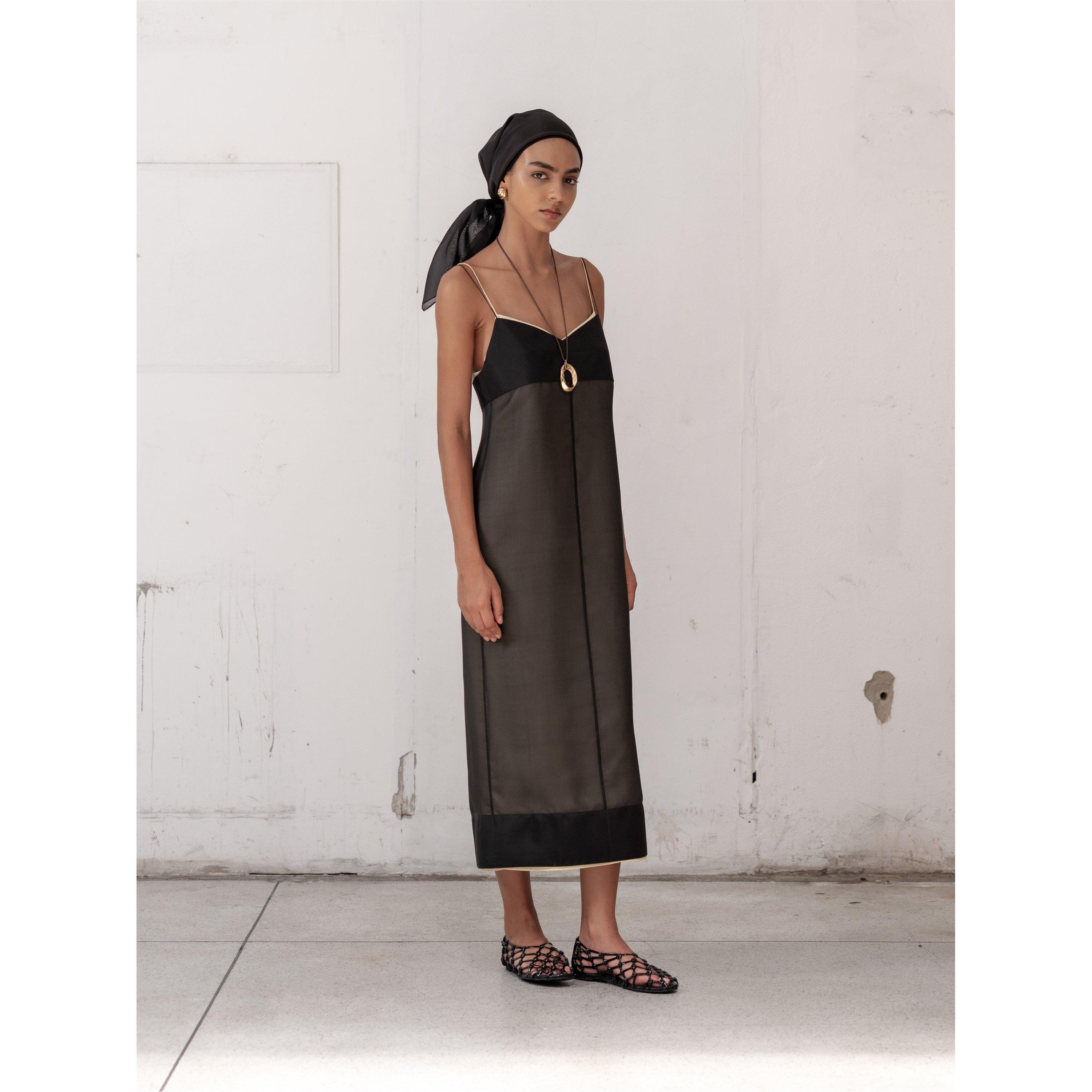 Black - Voraninda - Women's Abigail Slip Dress - 4