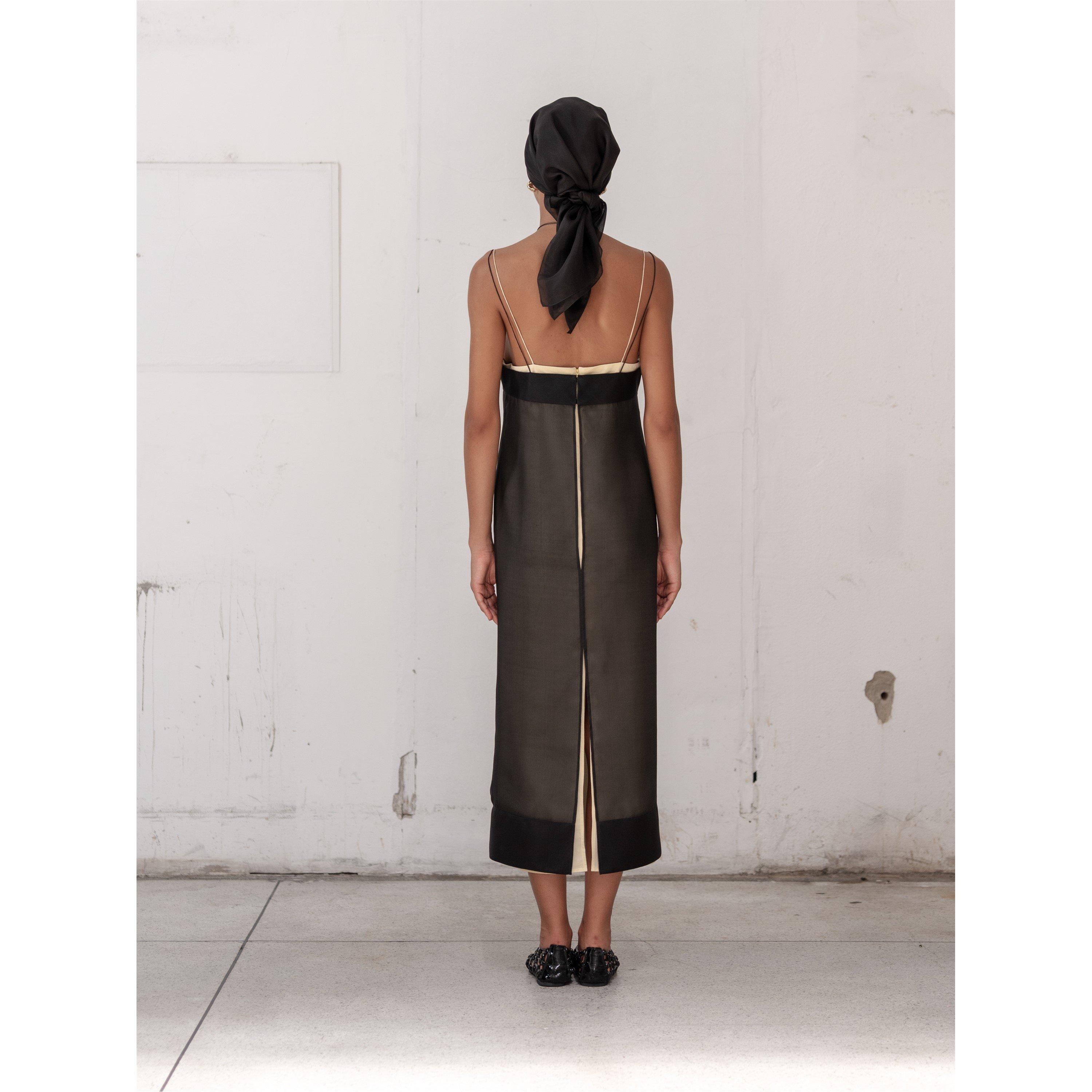 Black - Voraninda - Women's Abigail Slip Dress - 5