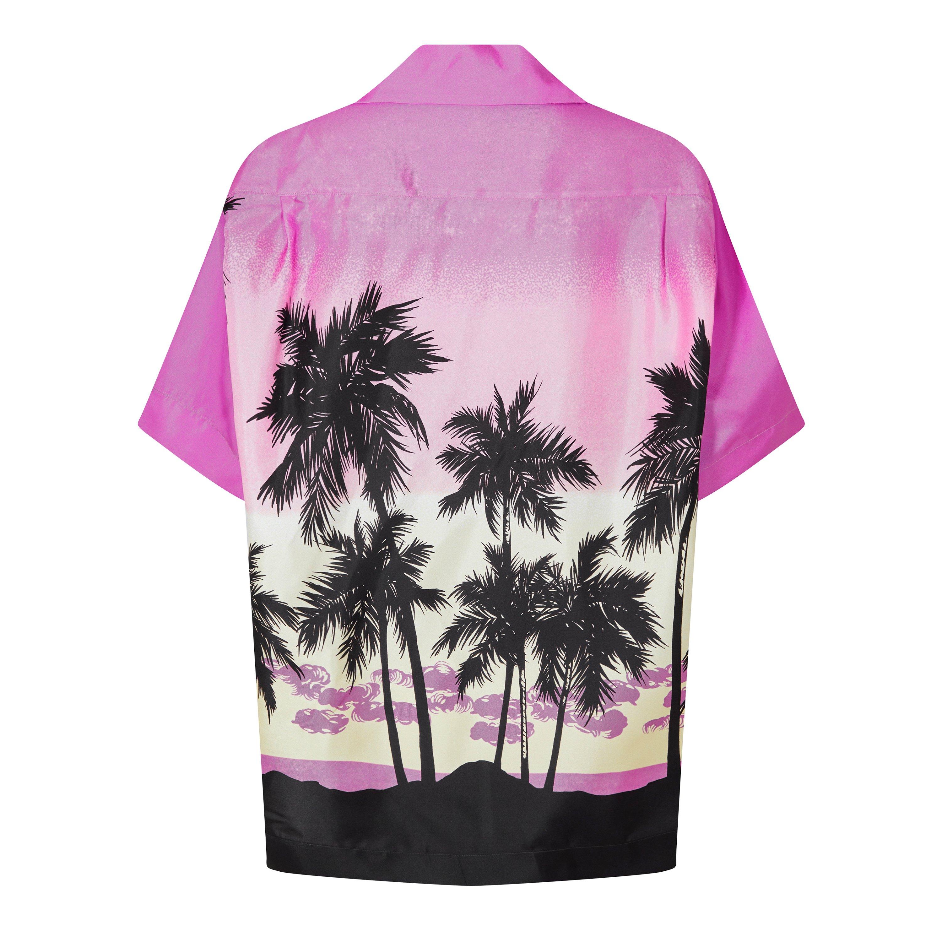 Multi - Palm Angels - Women's Sunst Bowl Short-Sleeve Patterned Shirt - 7