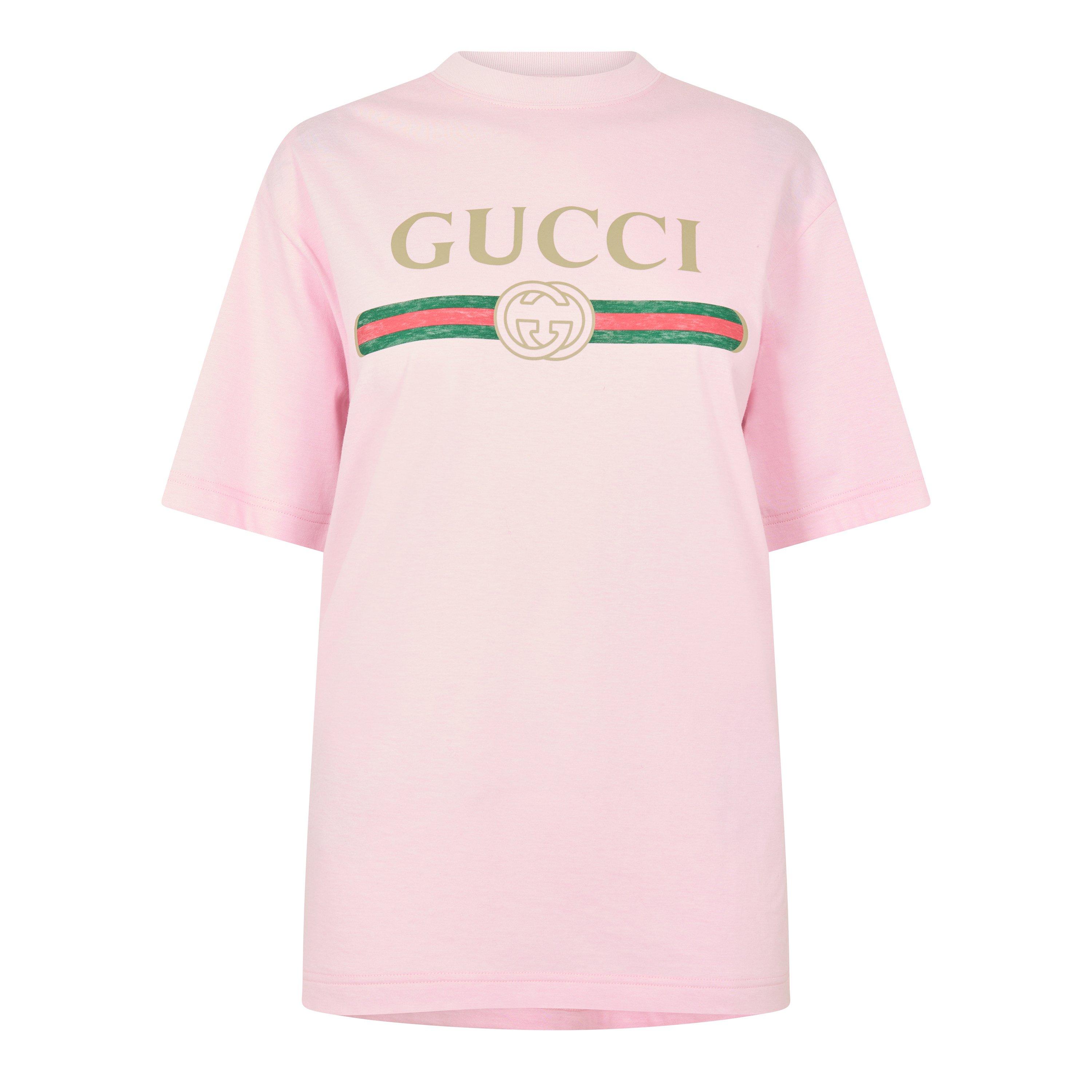 Sugar Pink - Gucci - Gucci Fake T-Shirt Ld62 - 1