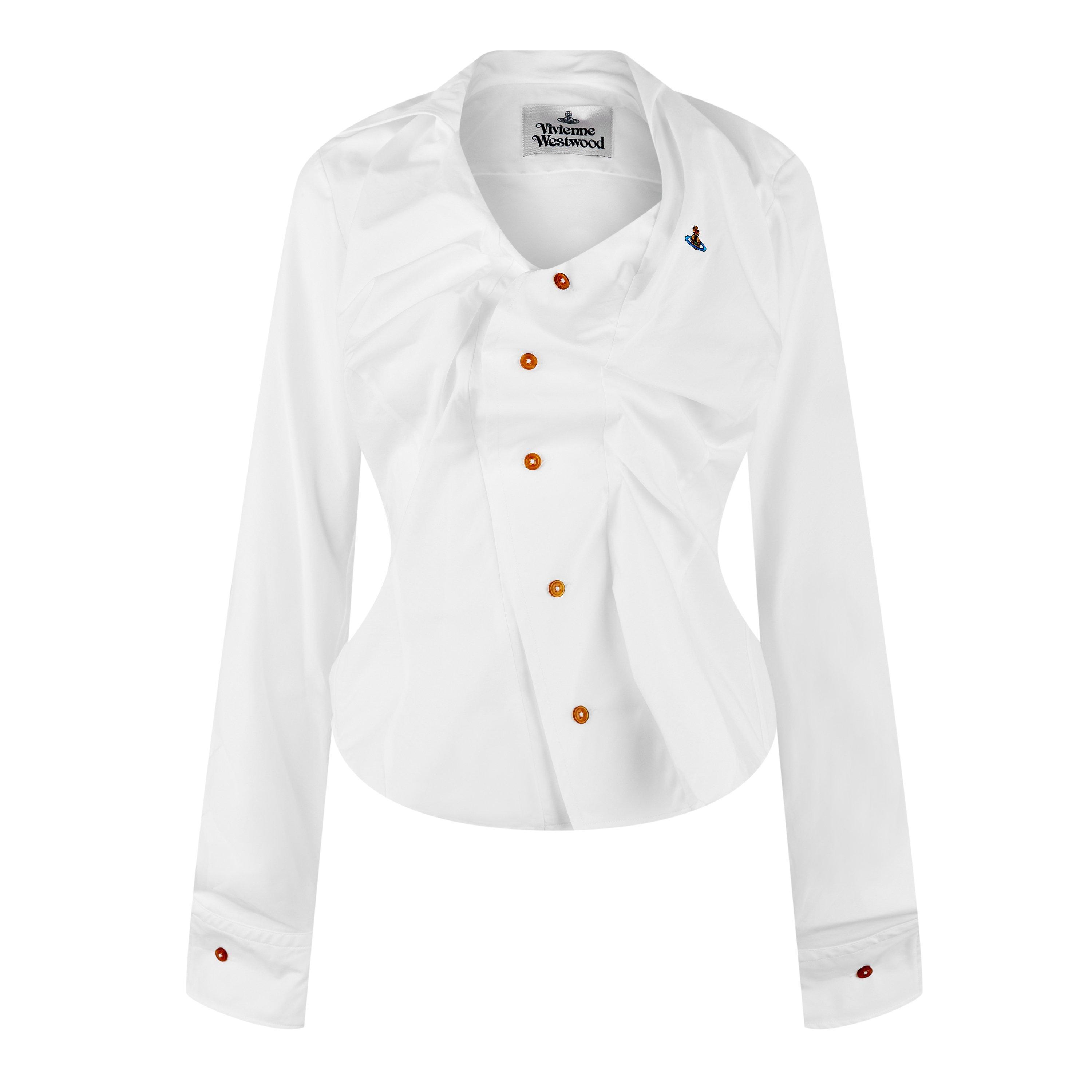 White A401 - Vivienne Westwood - Drunken Shirt - 5