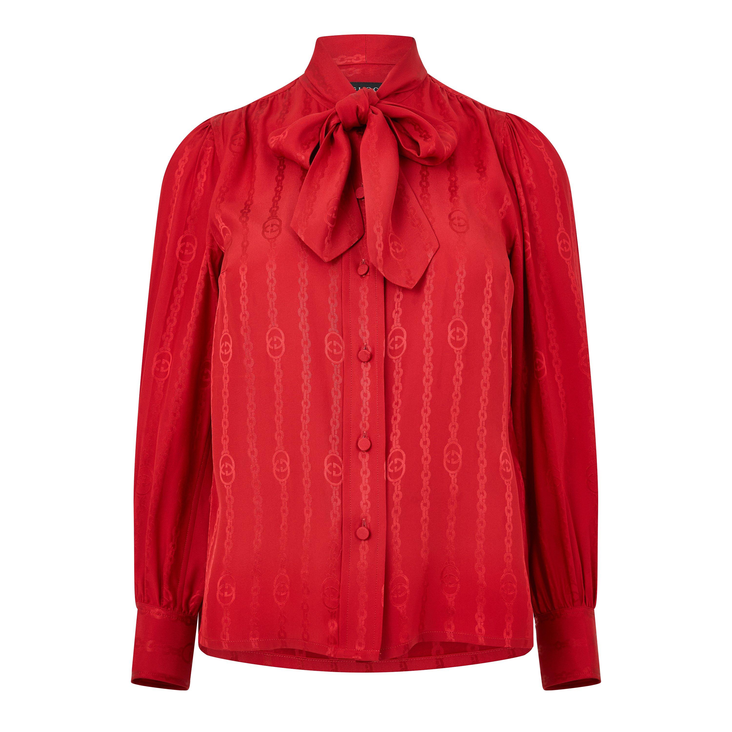 Fire - Gucci - Gucci Satin Shirt Ld63 - 1