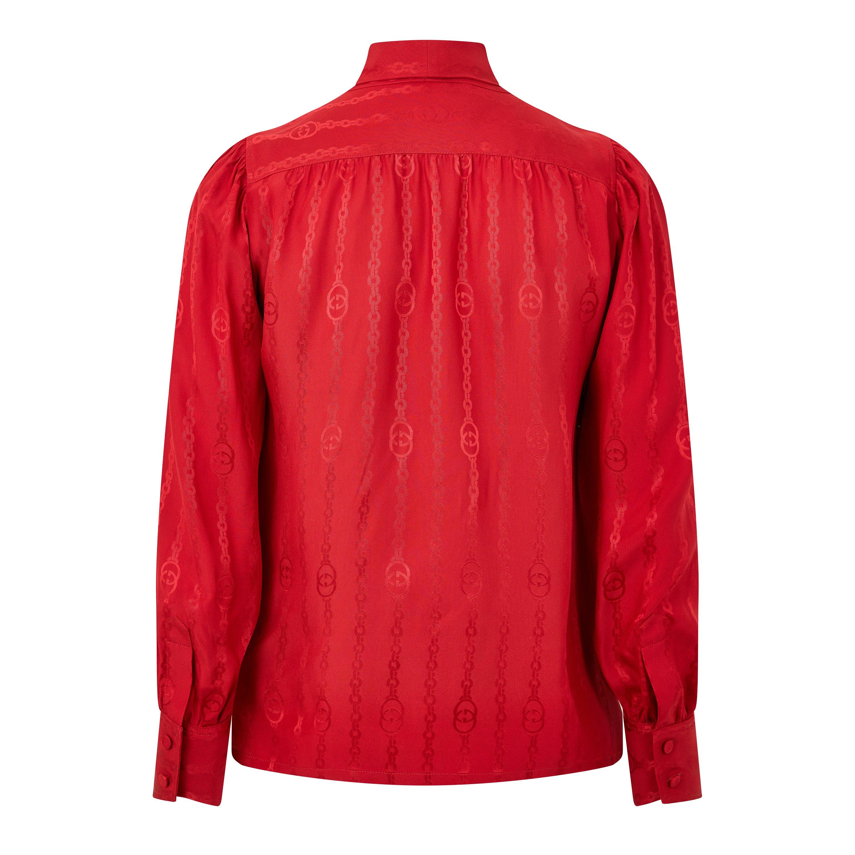 Fire - Gucci - Gucci Satin Shirt Ld63 - 2