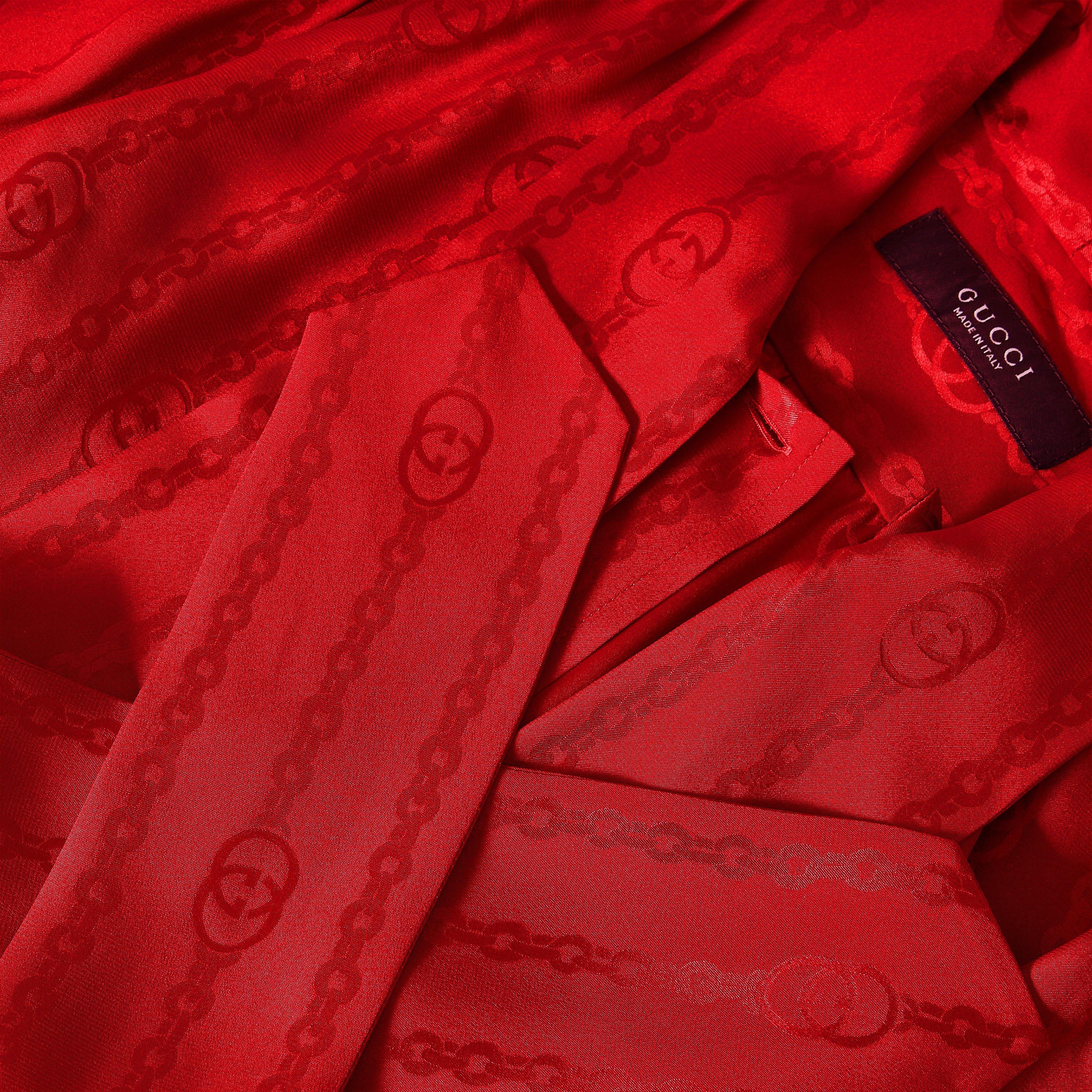 Fire - Gucci - Gucci Satin Shirt Ld63 - 3