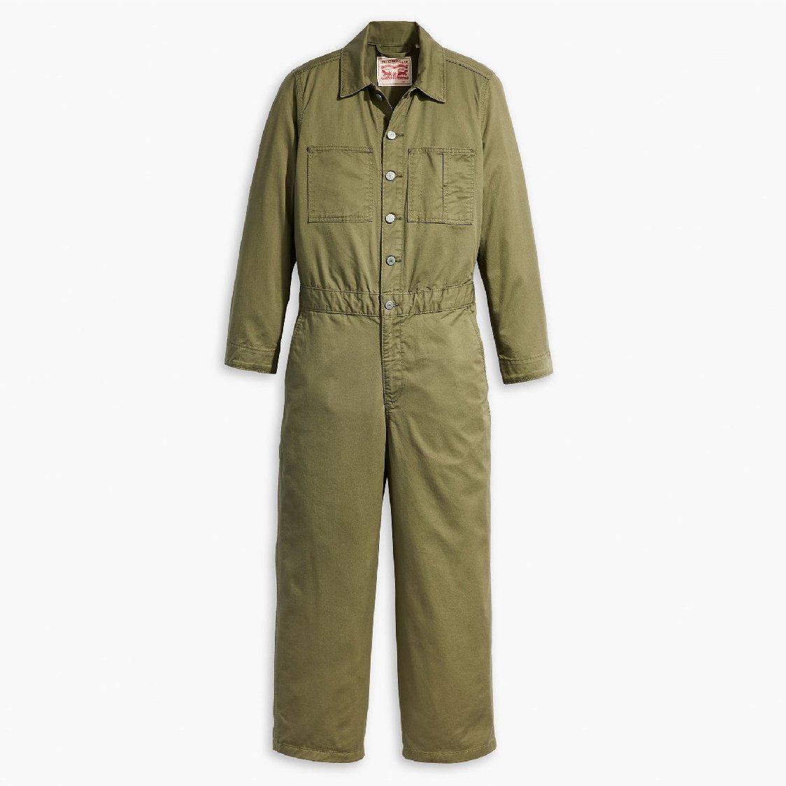 Levis  Iconic Stop Flaxing Junior Jumpsuit - Olive Night - 14 (L)