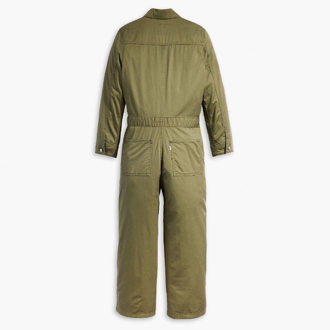 Olive Night - Levis - Women's Iconic Stop Flaxing Junior Jumpsuit - 2