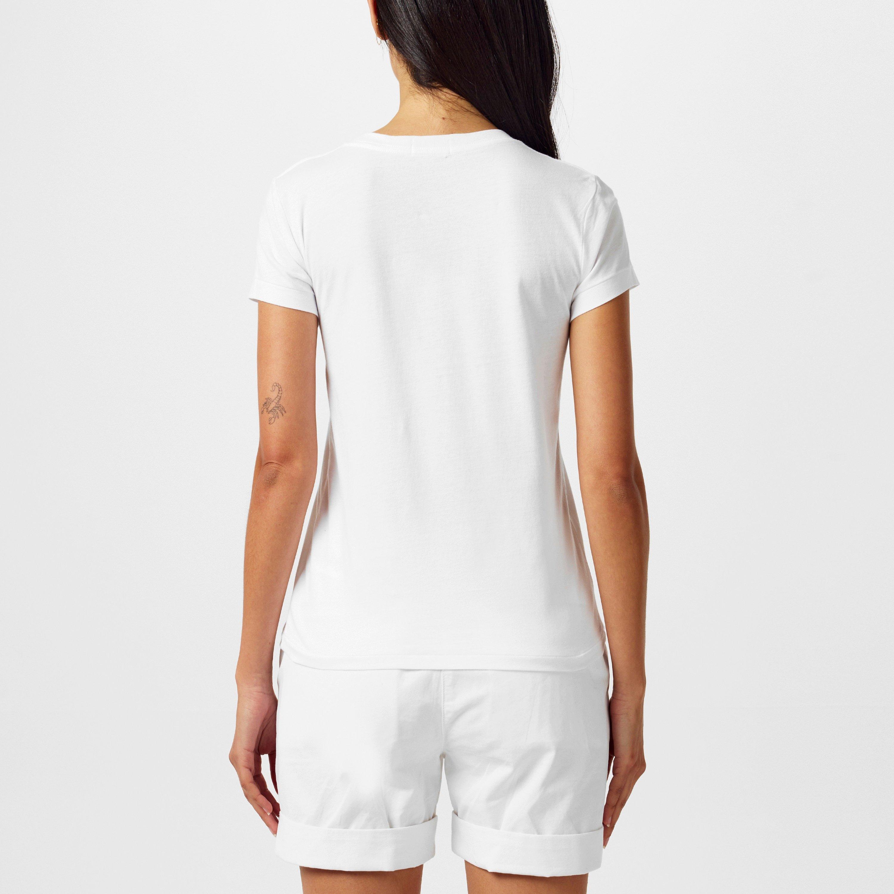 White - Polo Ralph Lauren - Women's V-neck T-Shirt - 4