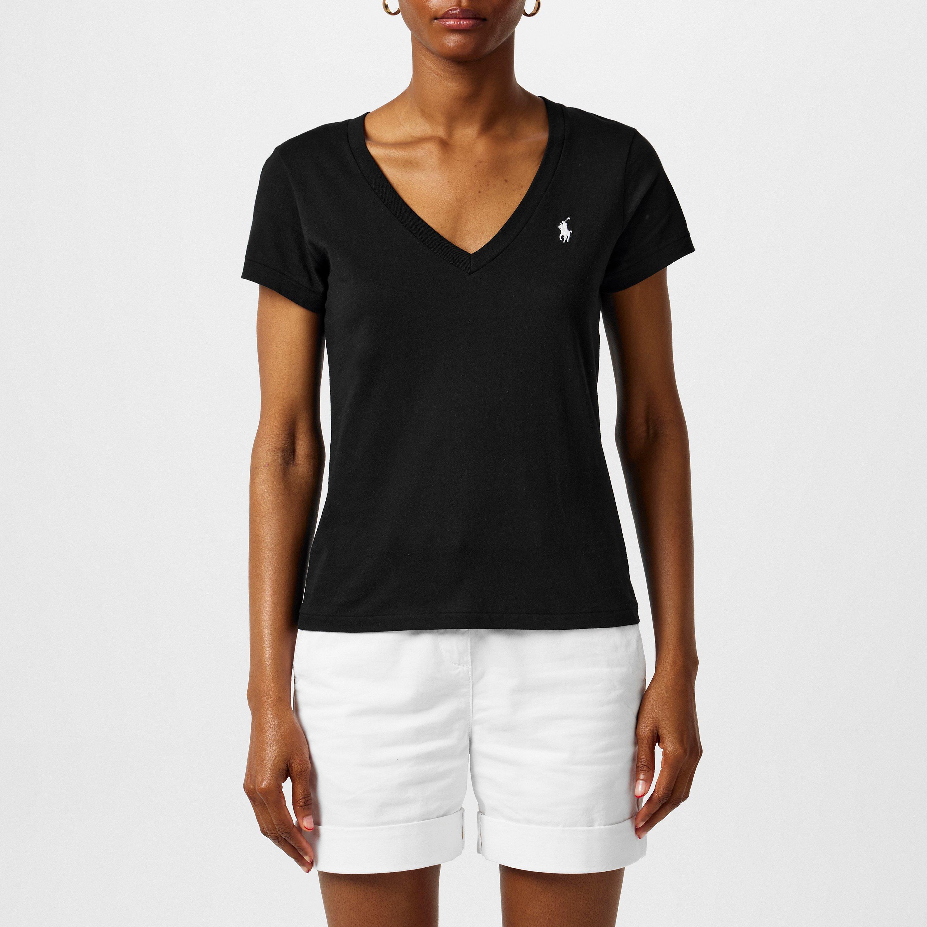 Polo Black - Polo Ralph Lauren - Women's V-neck T-Shirt - 3