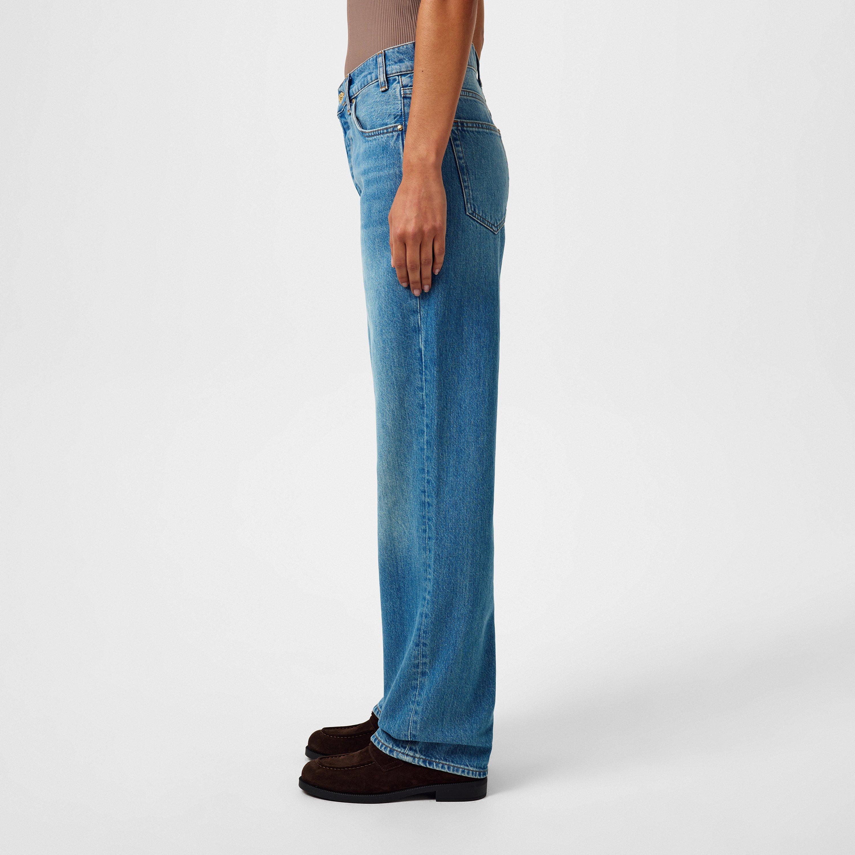 Atlantic Blue - Anine Bing - Women's Gavin Long Straight Leg Jeans - 2