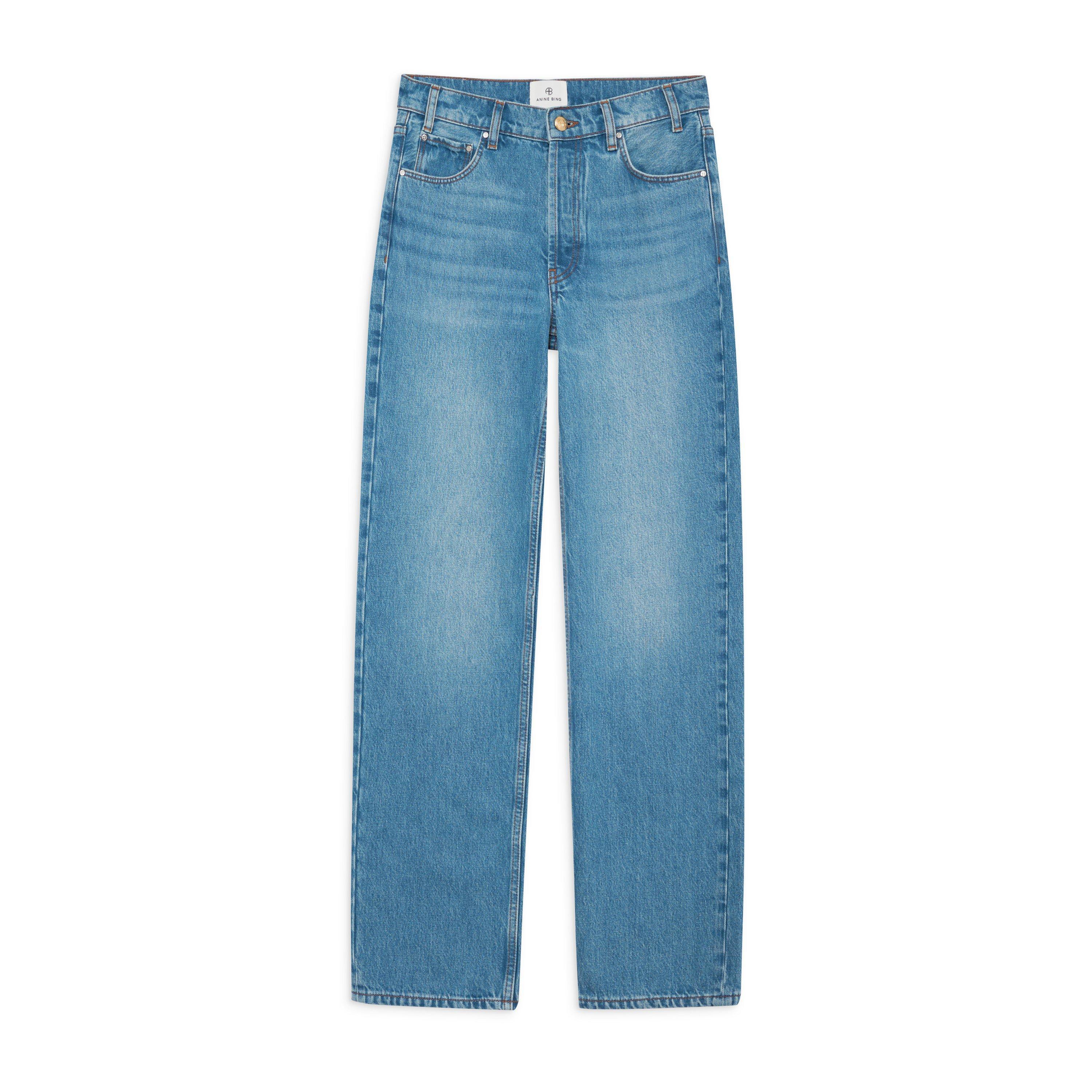 Atlantic Blue - Anine Bing - Women's Gavin Long Straight Leg Jeans - 5