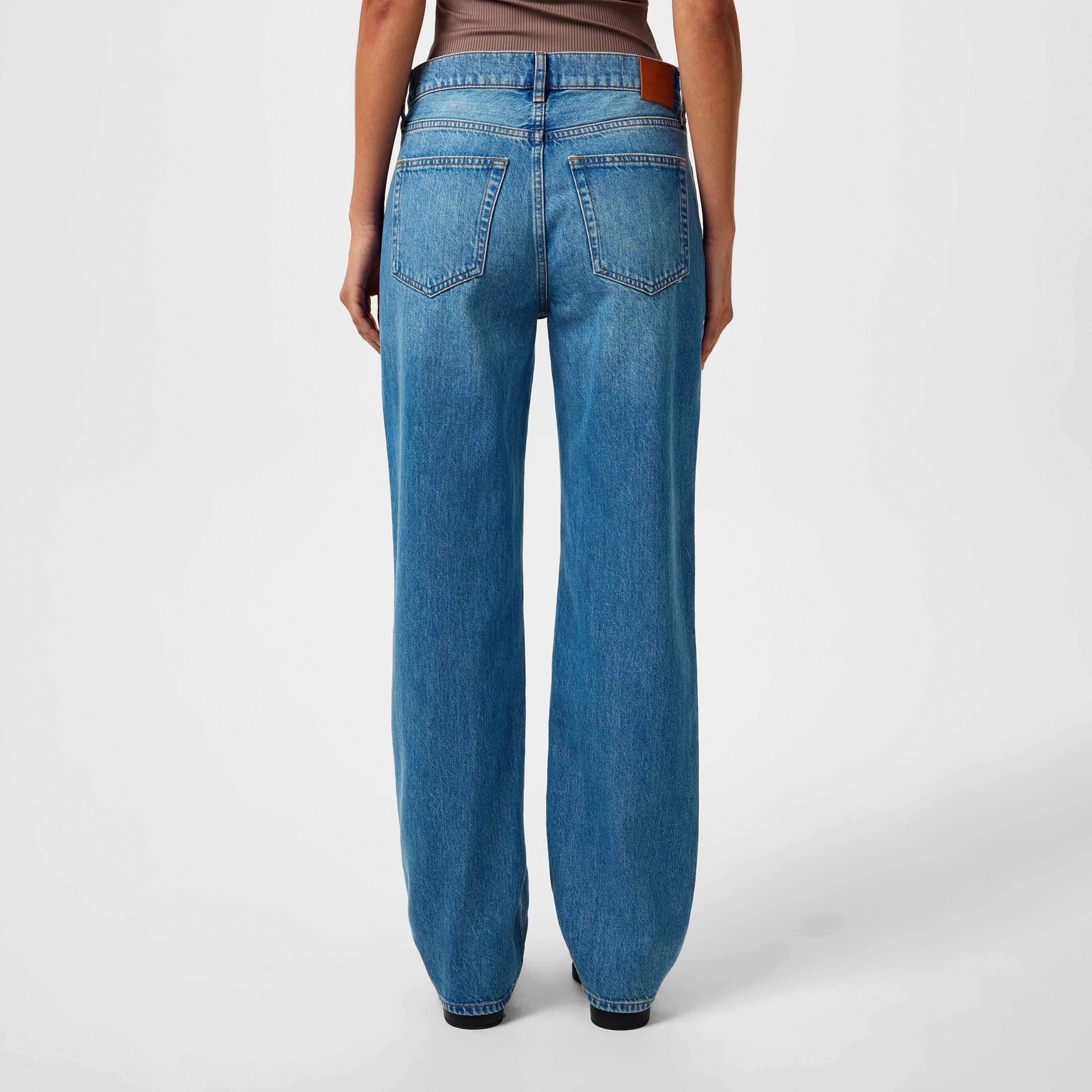 Atlantic Blue - Anine Bing - Women's Gavin Long Straight Leg Jeans - 3