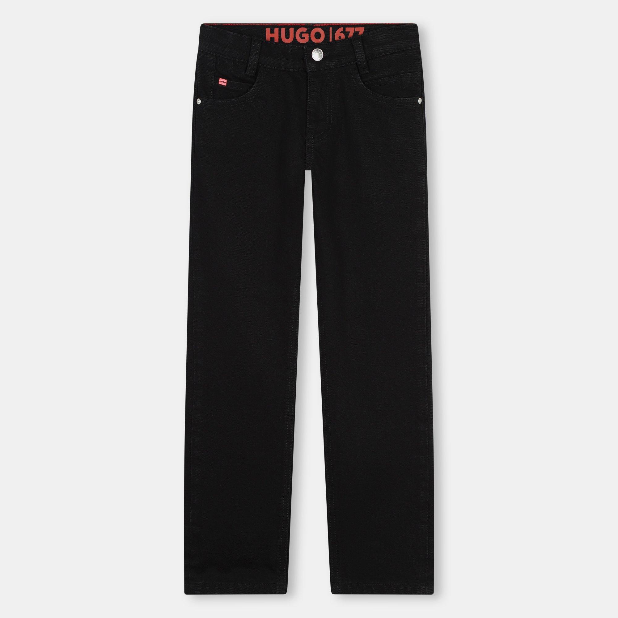 Denim Blk Z11 - Hugo - Kids' Slim Fit Jeans - 1