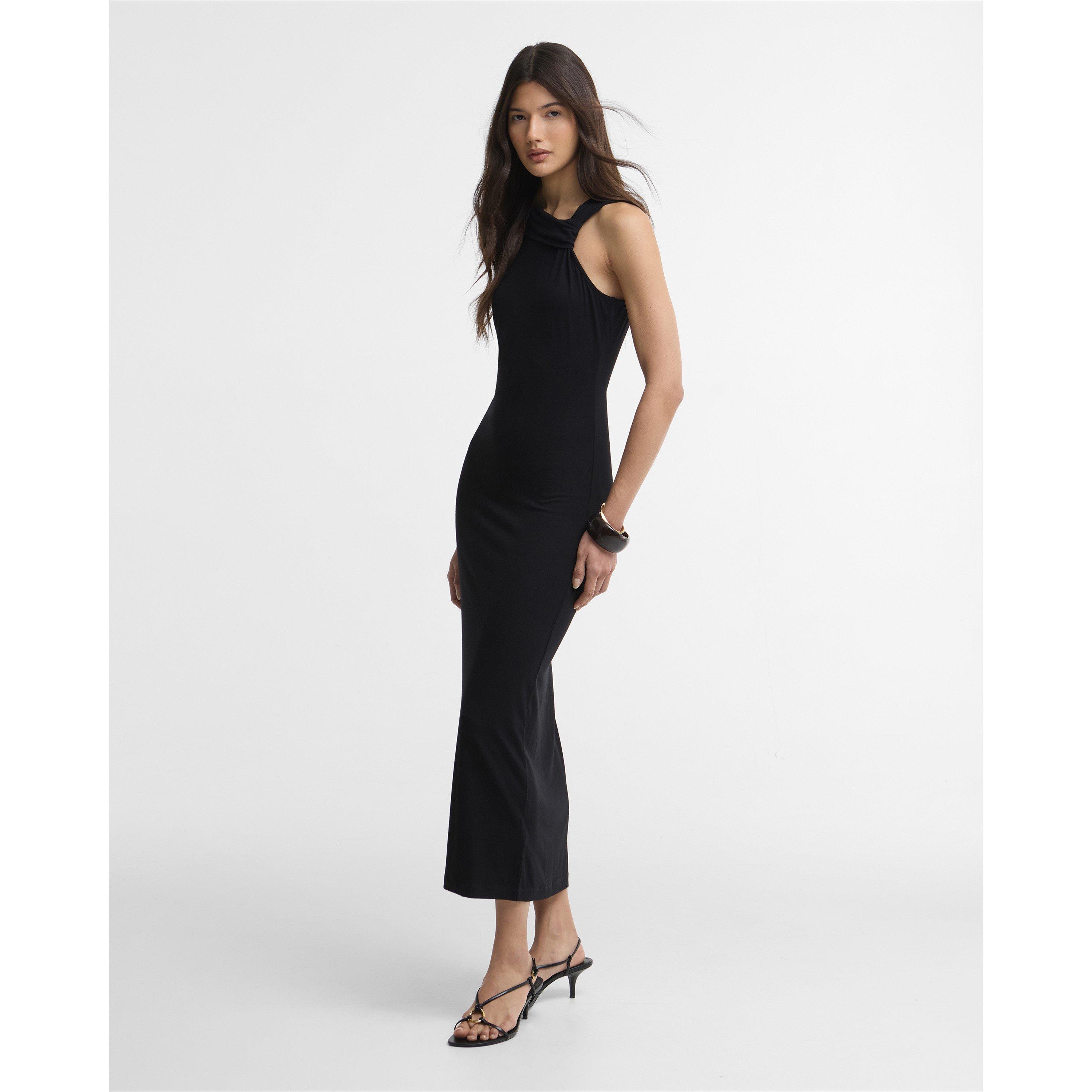 Black - Barbour International - Women's Long Maxi Dress - 6