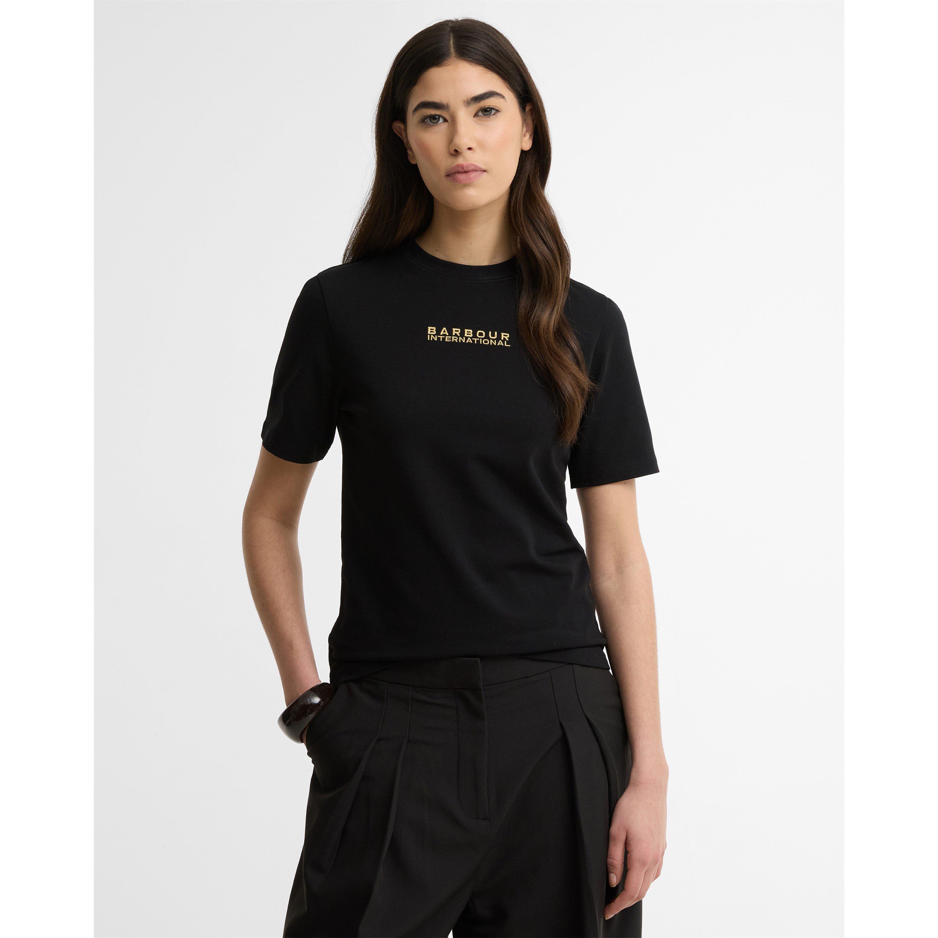 Black - Barbour International - Women's T-Shirt - 2