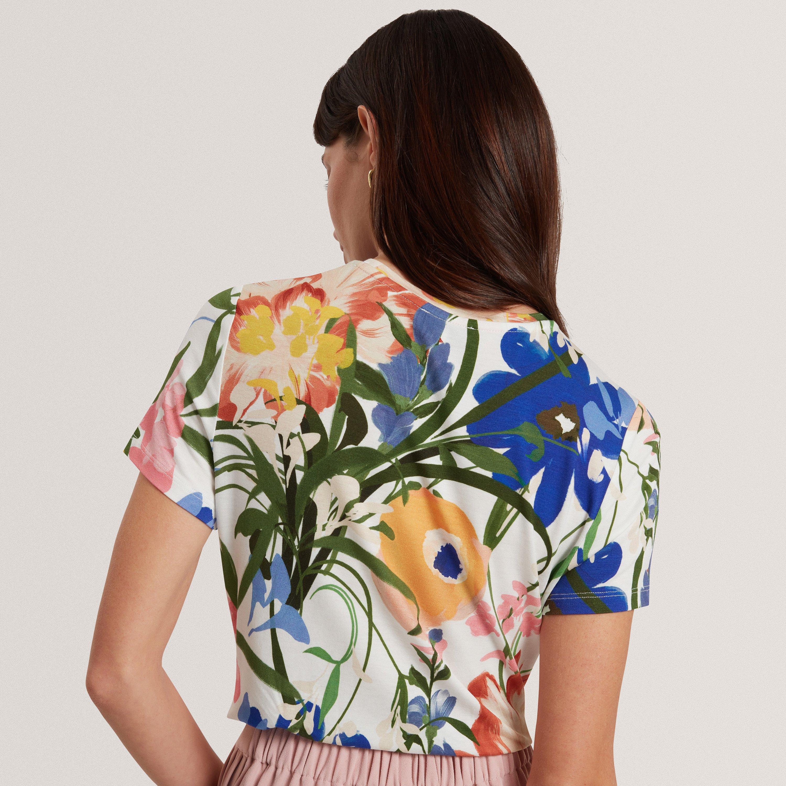 White - Ted Baker - Ted Baker All Over Print Tee - 3