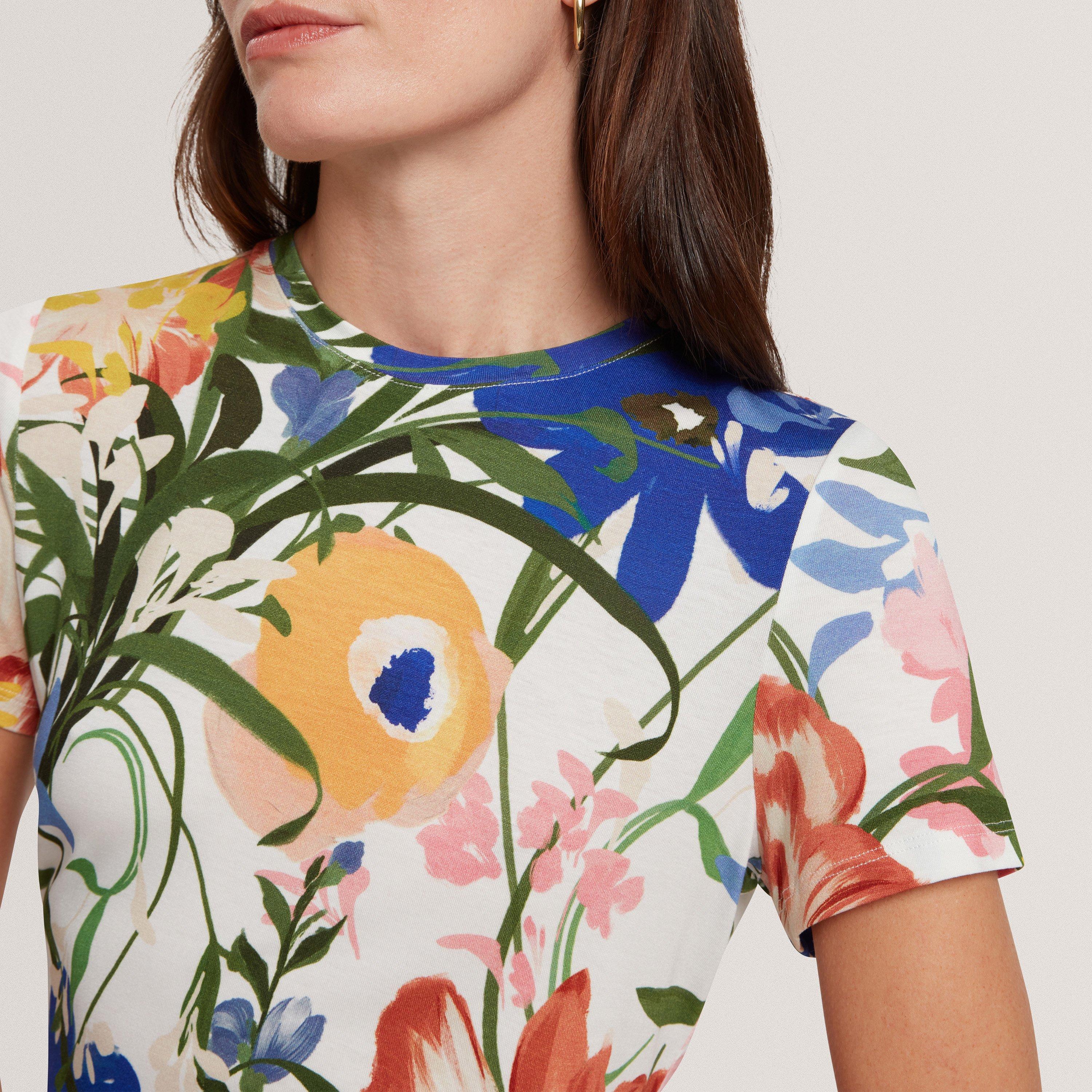 White - Ted Baker - Ted Baker All Over Print Tee - 4