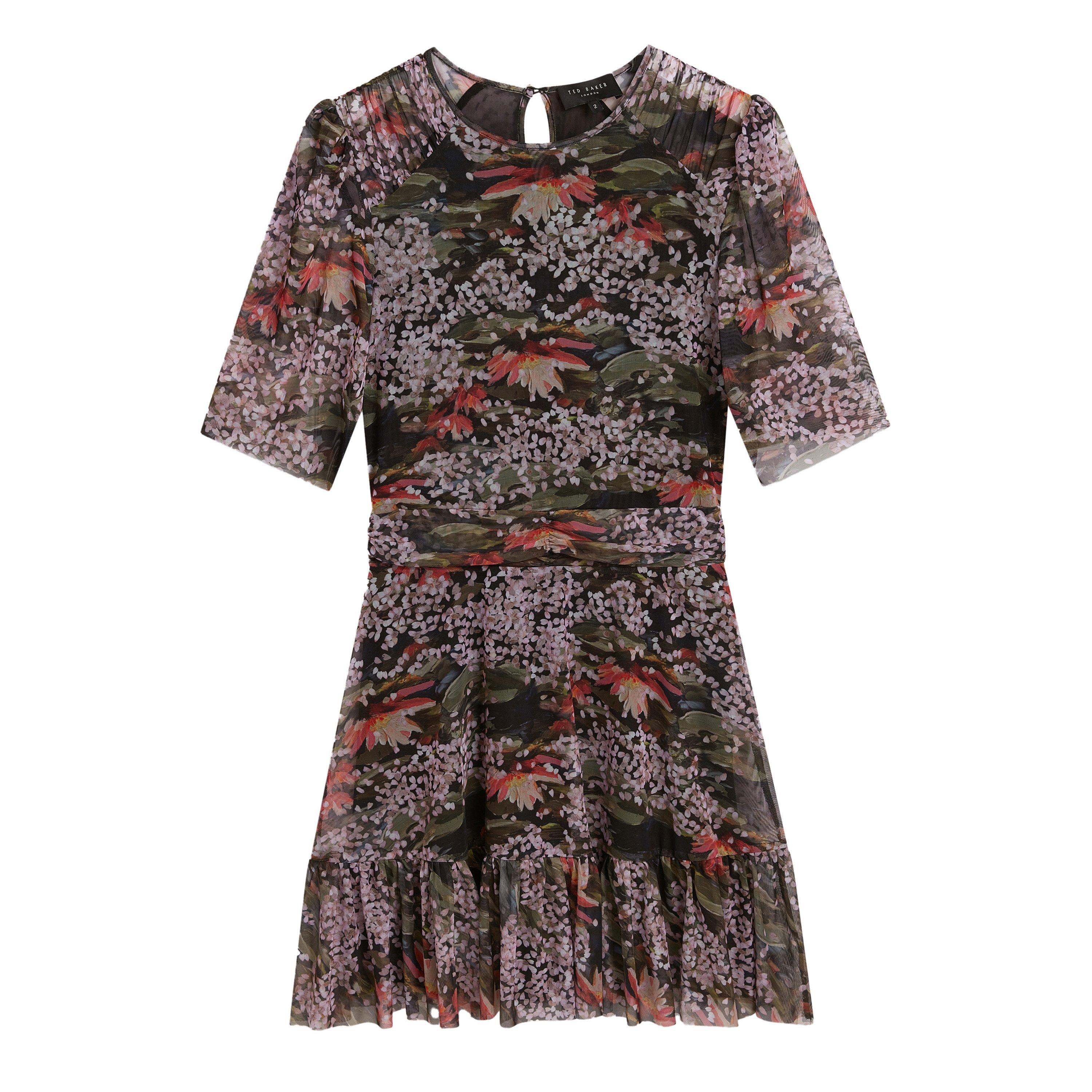 Ted Baker Women's Mesh Midi Dress - Black - 10 (S)