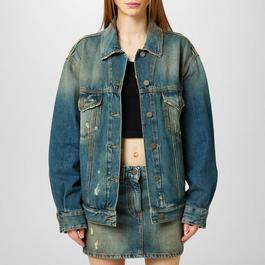 Palm Angels Loose Denim Jacket