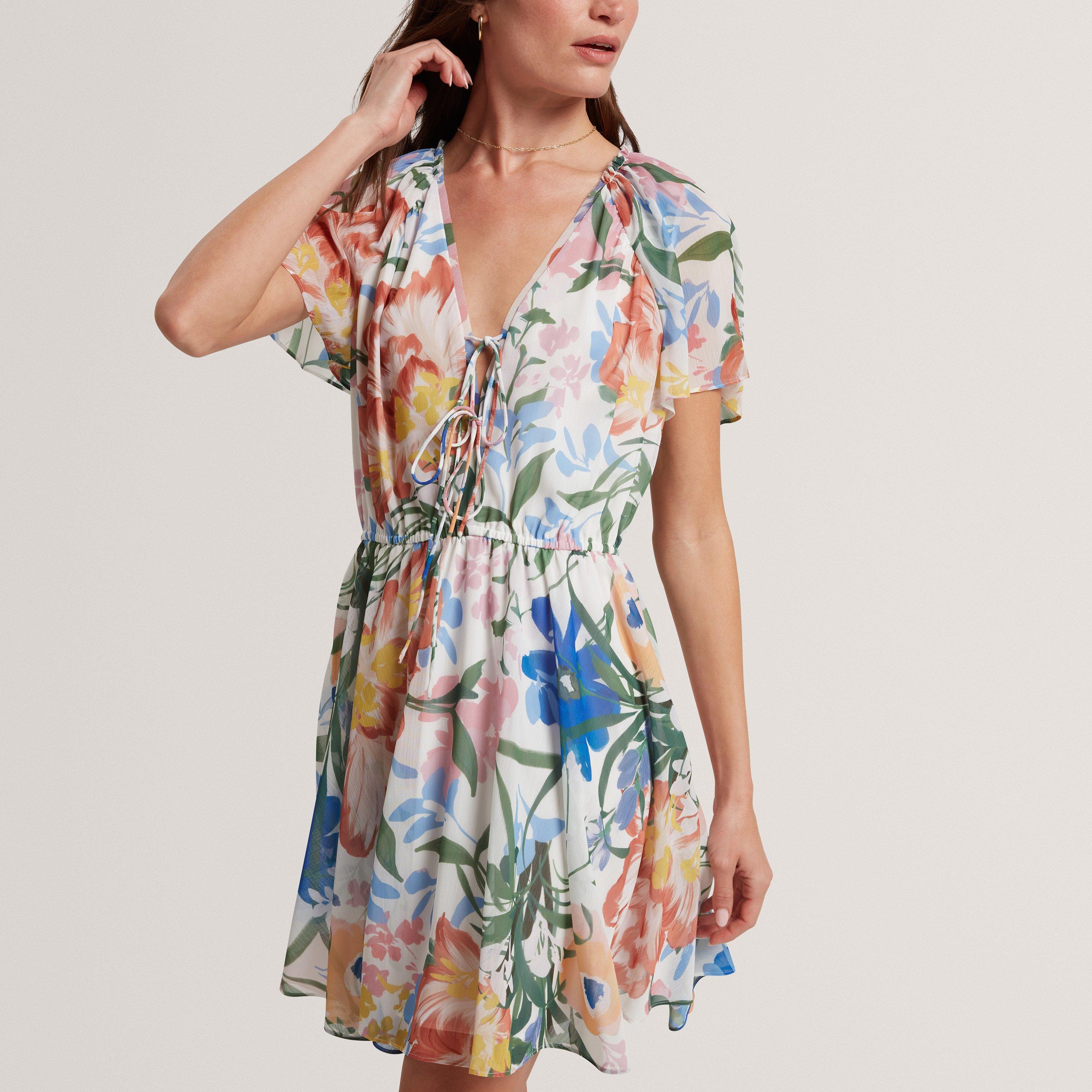 Ivory - Ted Baker - Ted Baker Print Midi Dress - 2