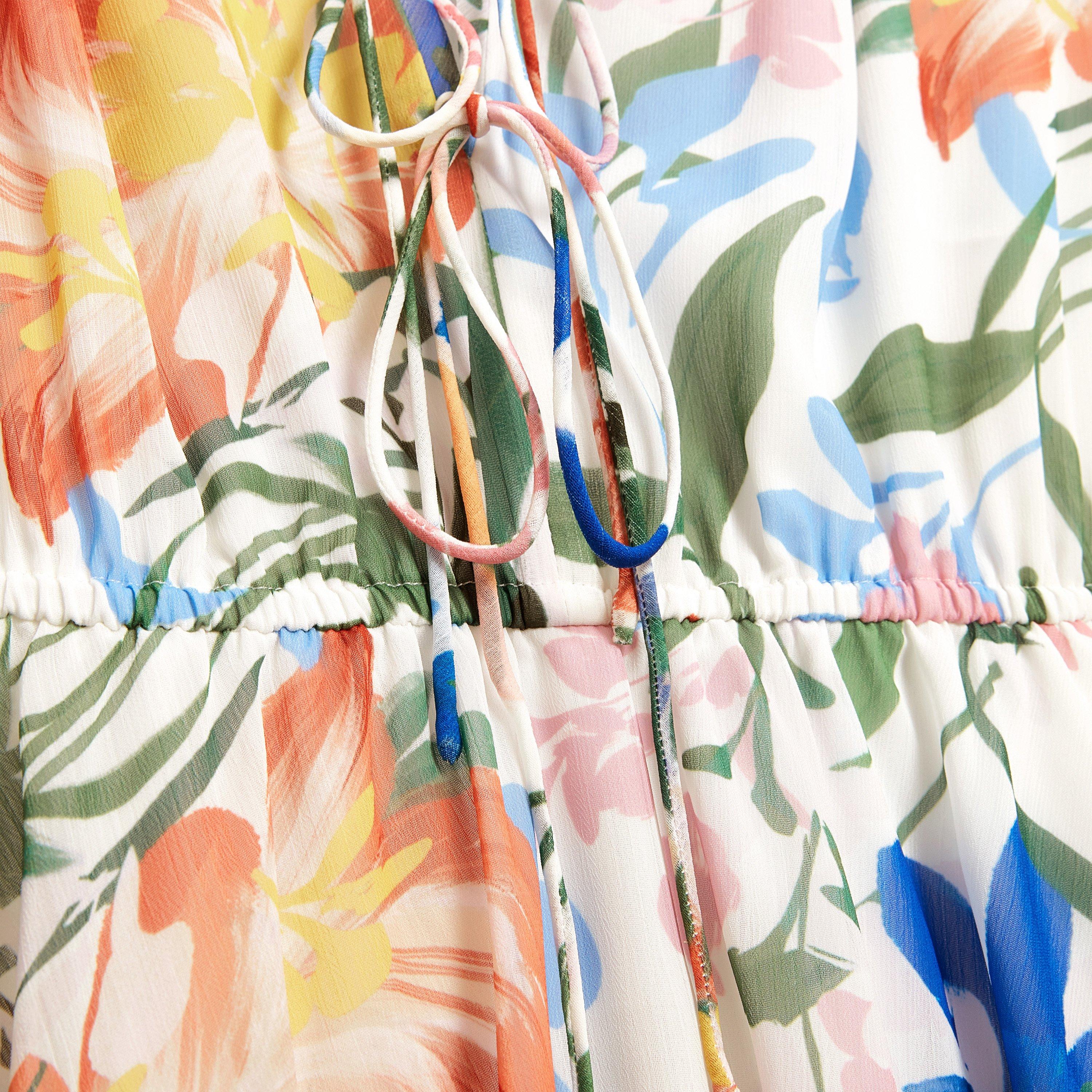 Ivory - Ted Baker - Ted Baker Print Midi Dress - 4