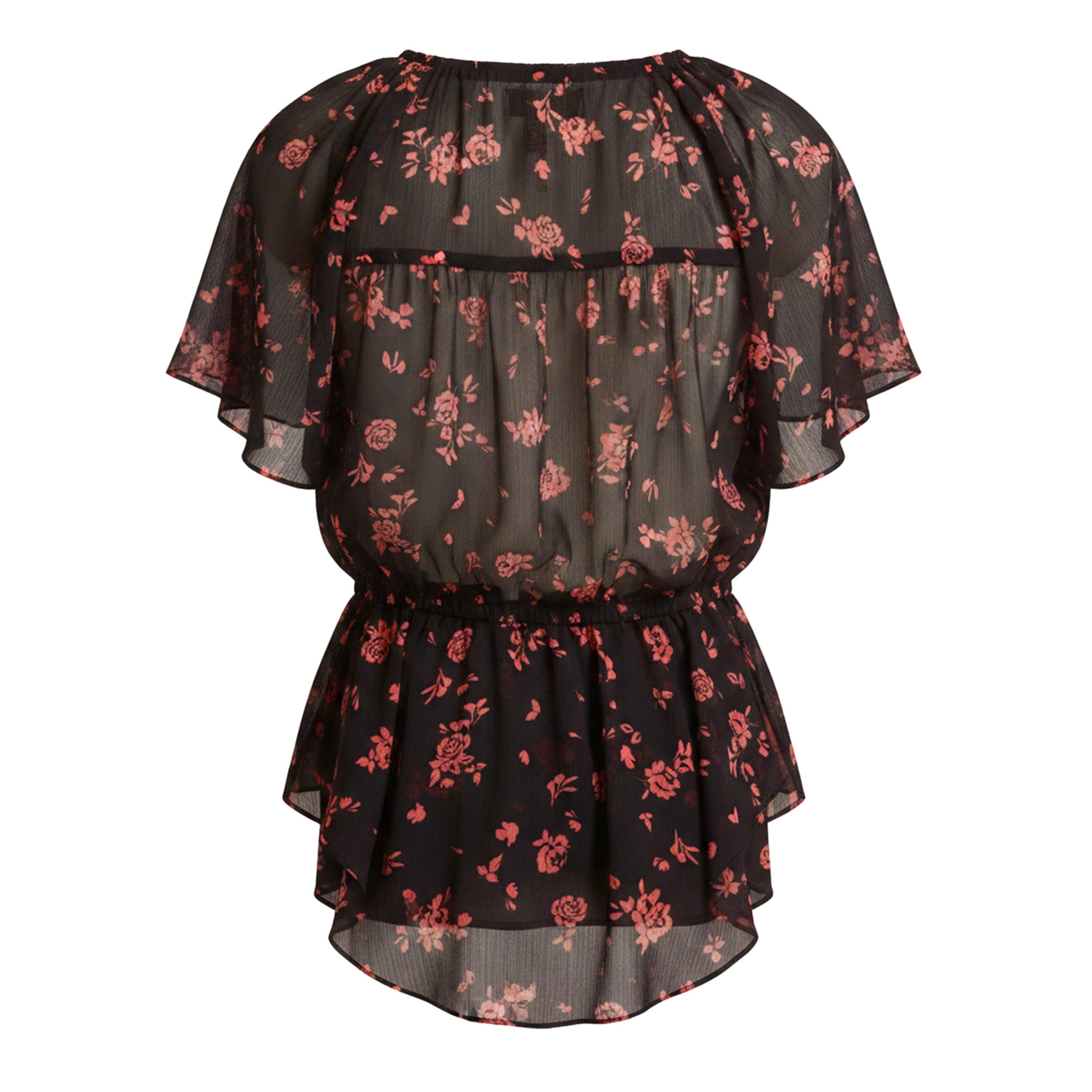 Zwart - Ted Baker - Ted Baker Soft Woven Peplum Top - 2