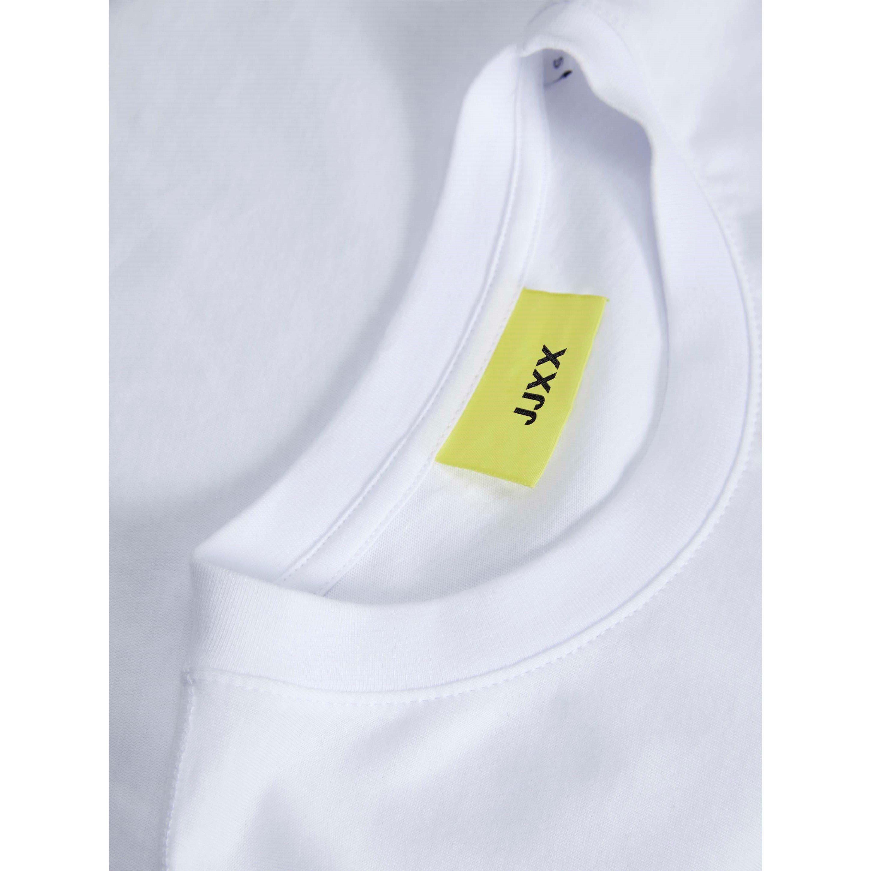 Helder Wit - JJXX - Andrea Loose Logo T-Shirt Ladies - 5