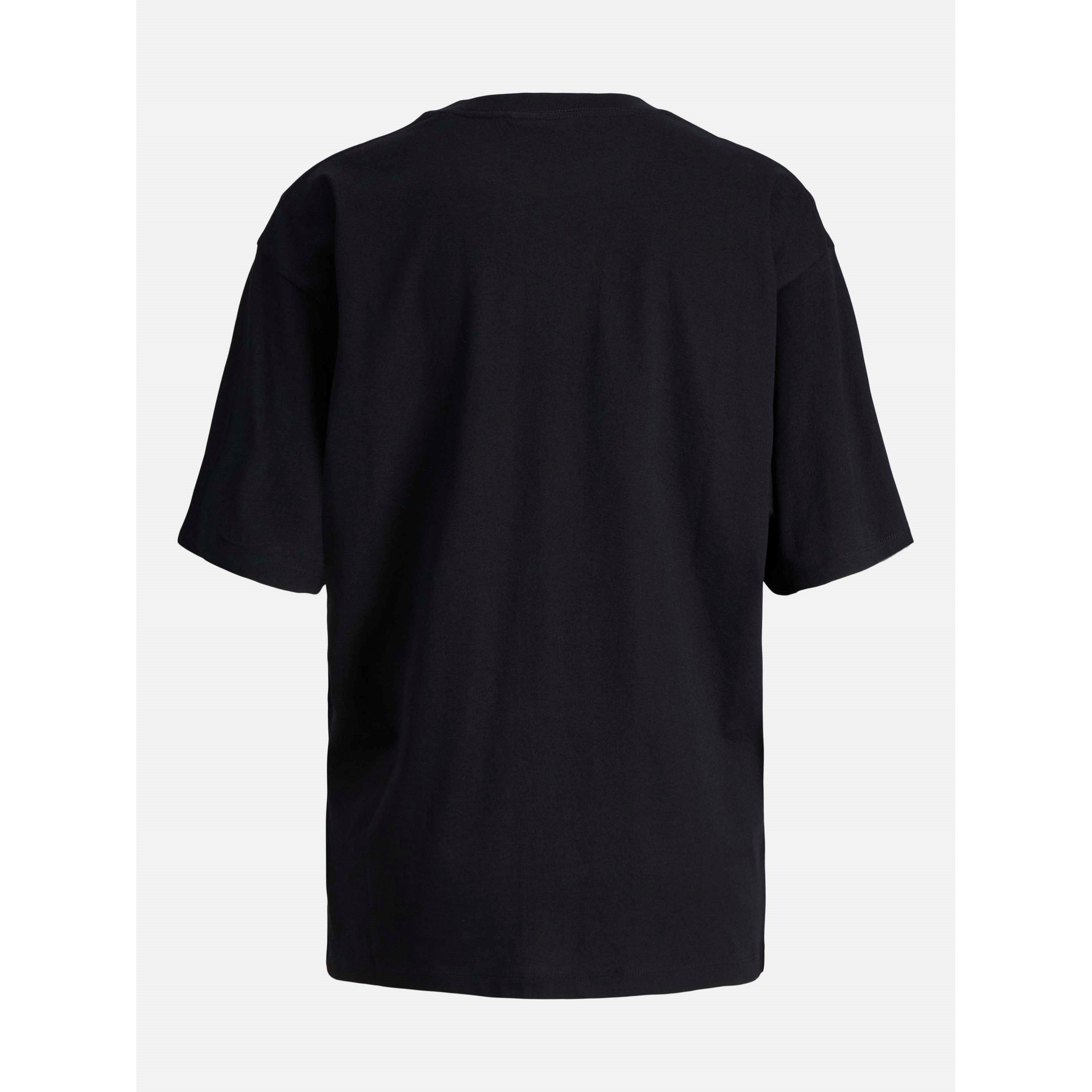 Black - JJXX - Andrea Loose Logo T-Shirt Ladies - 2