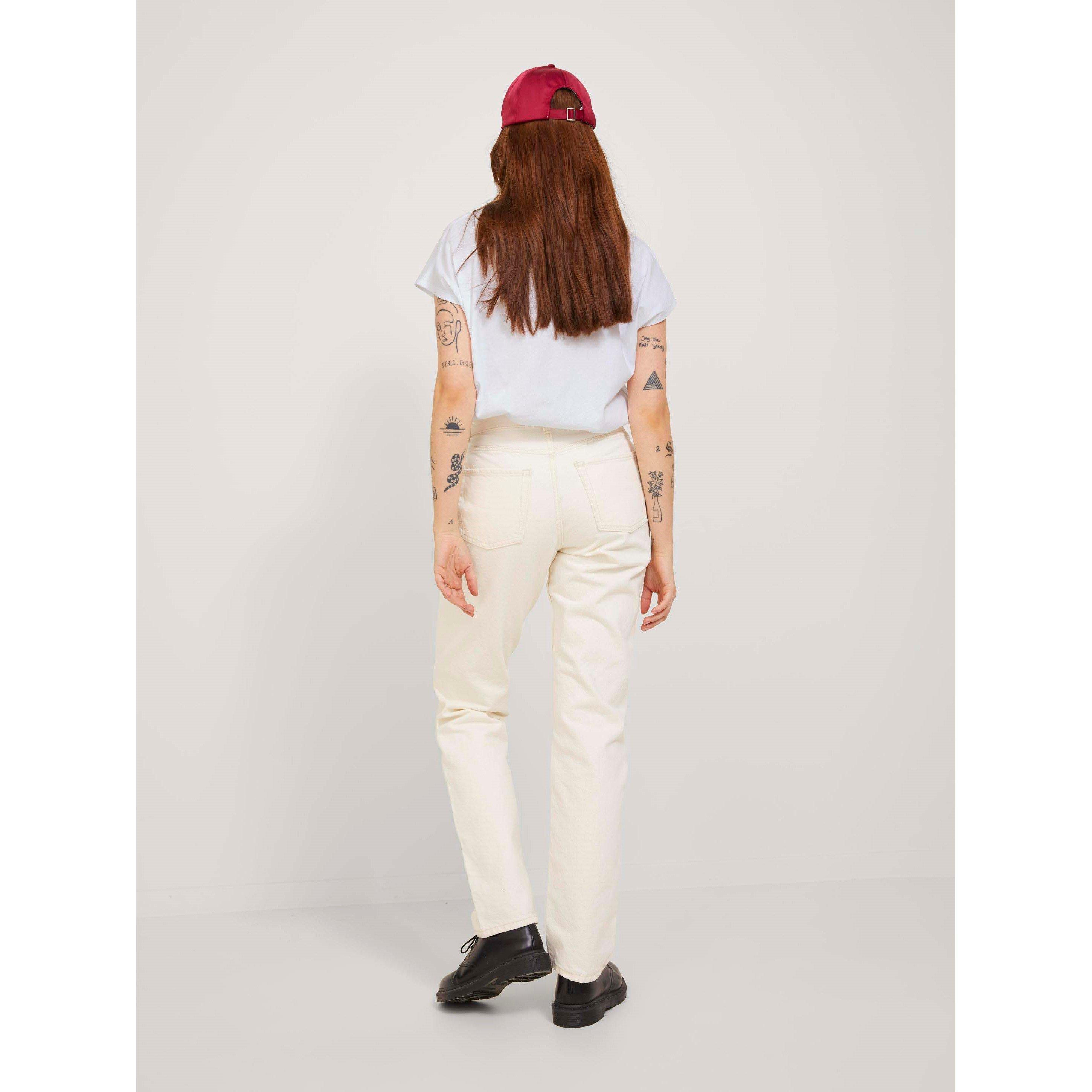 Bright White - JJXX - Jack Astrid Boxy Sleeveless T-Shirt Ladies - 4