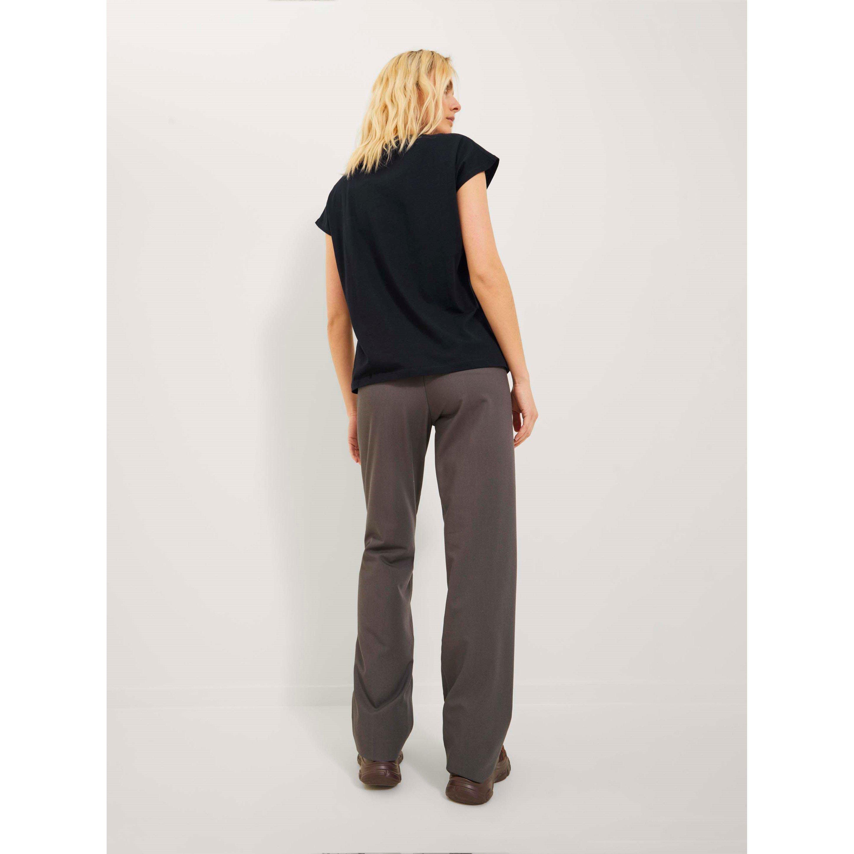 Black - JJXX - Astrid Boxy Sleeveless T-Shirt Ladies - 4