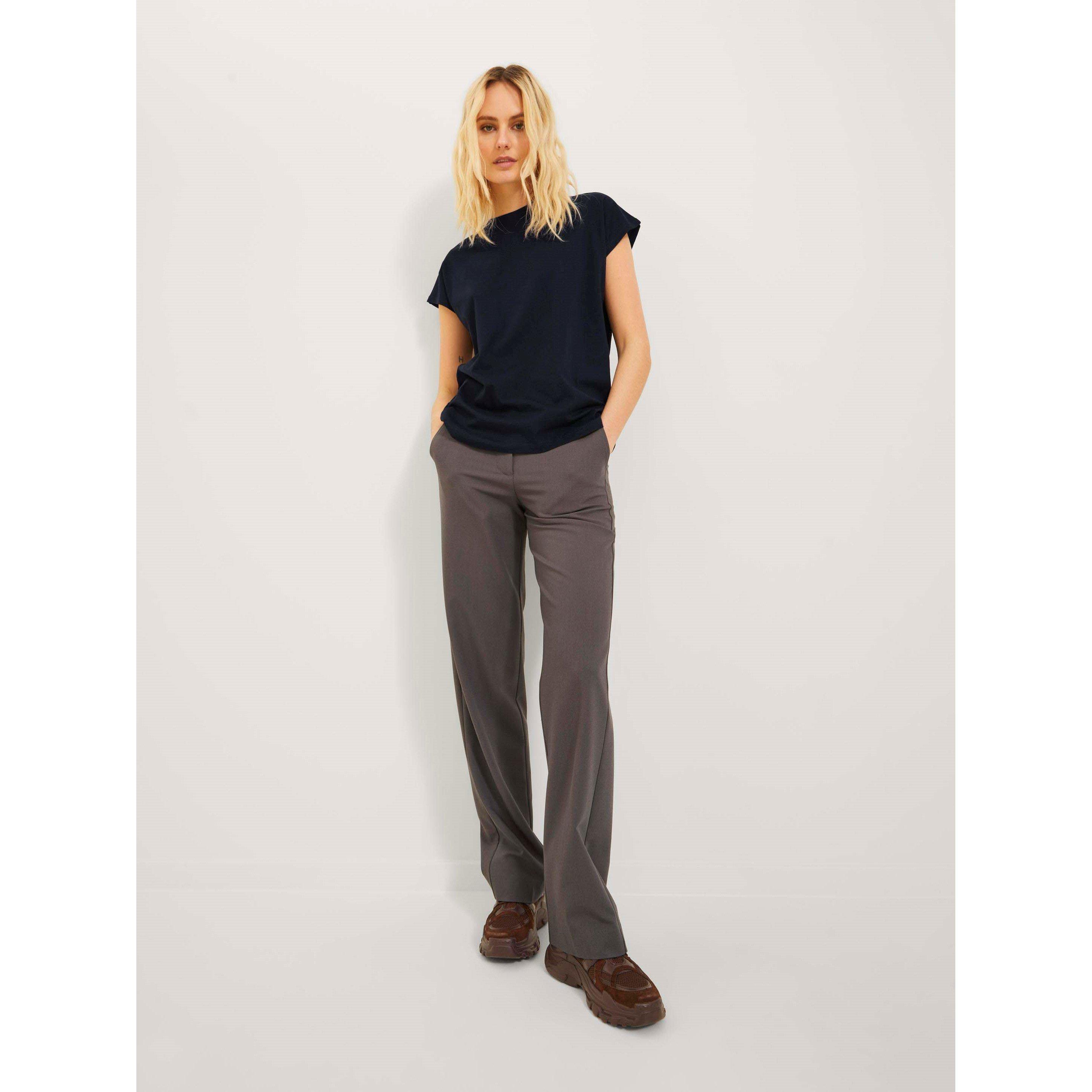 Black - JJXX - Astrid Boxy Sleeveless T-Shirt Ladies - 8