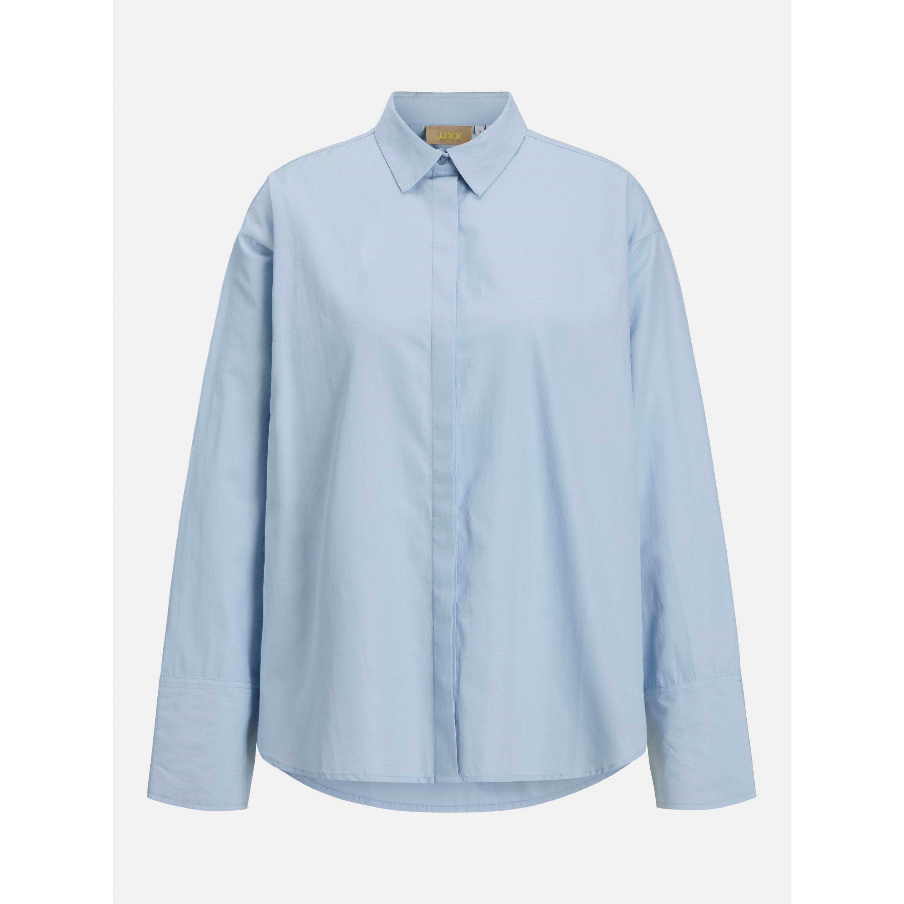 Jjxx Women's Caro Poplin Relaxed Shirt - Skyway - 16 (XL)