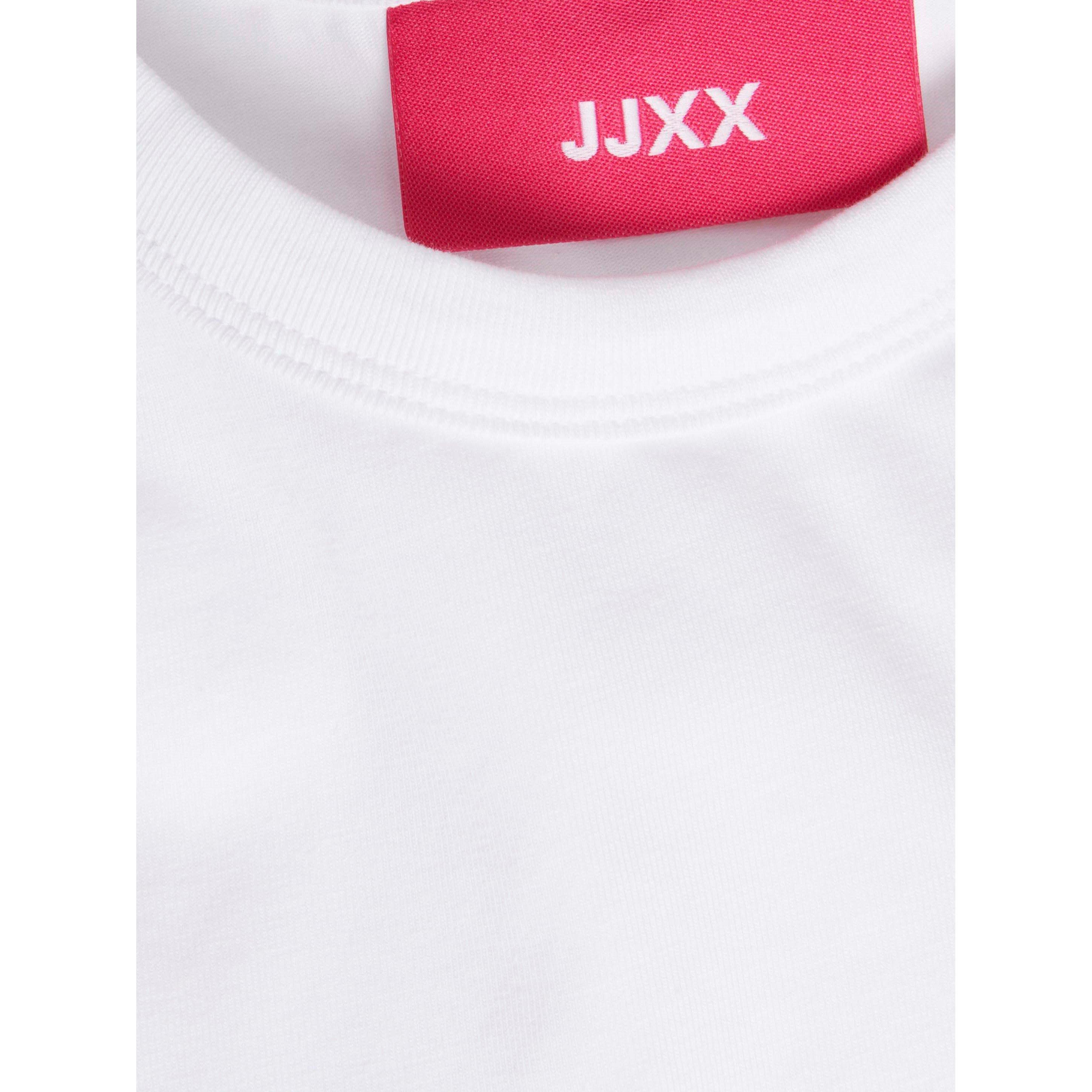 Bright White - JJXX - Gigi Crew T-Shirt Ladies - 5
