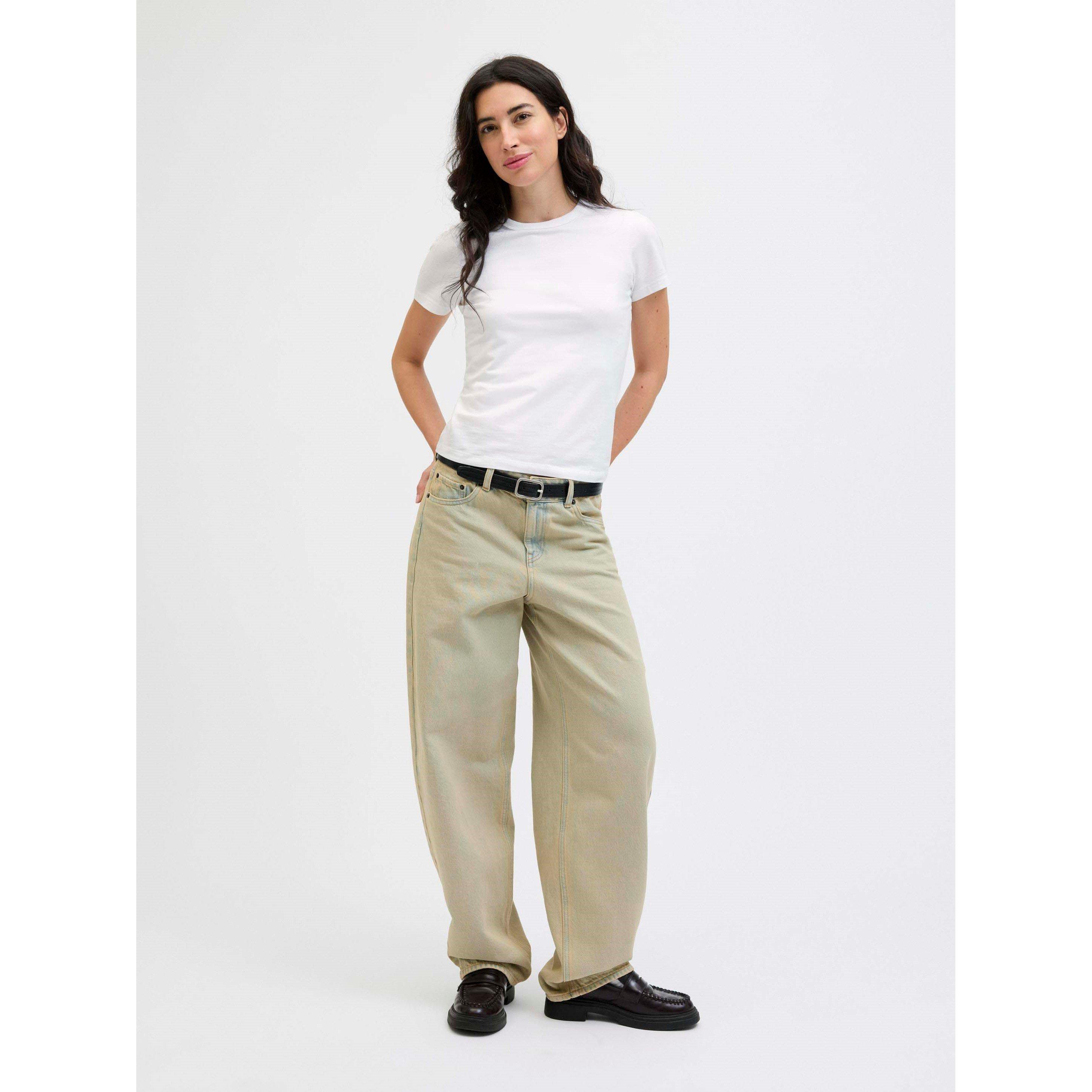 Bright White - JJXX - Gigi Crew T-Shirt Ladies - 8
